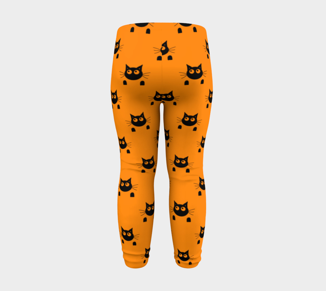 Halloween Cat Baby Leggings preview #8