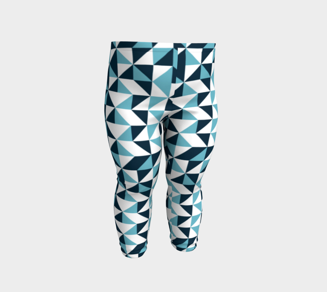 Blue Triangles Baby Leggings preview #2
