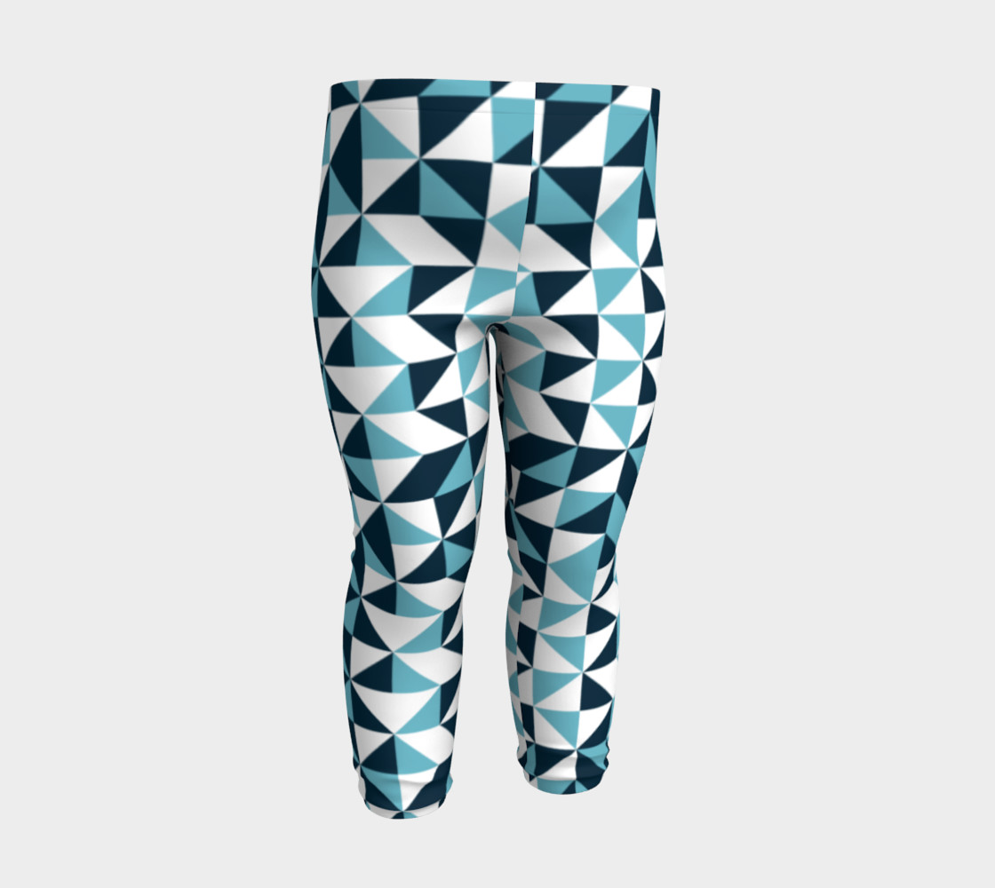 Blue Triangles Baby Leggings preview #3