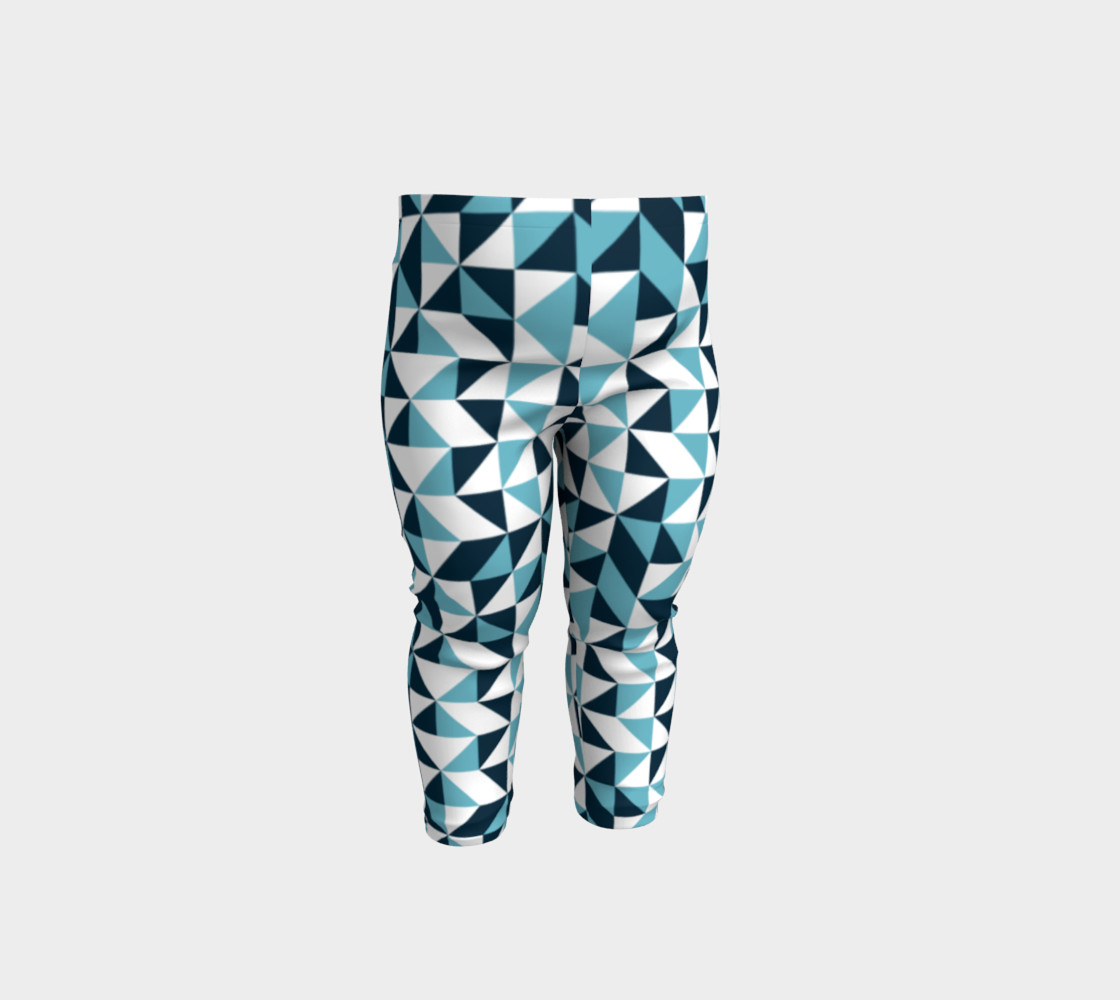 Blue Triangles Baby Leggings preview #1