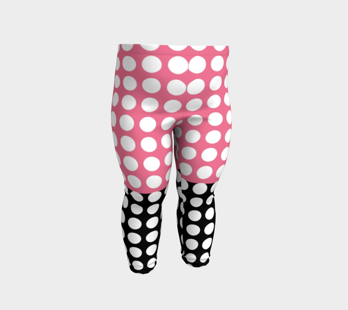 Pink and Black with white dots preview #2