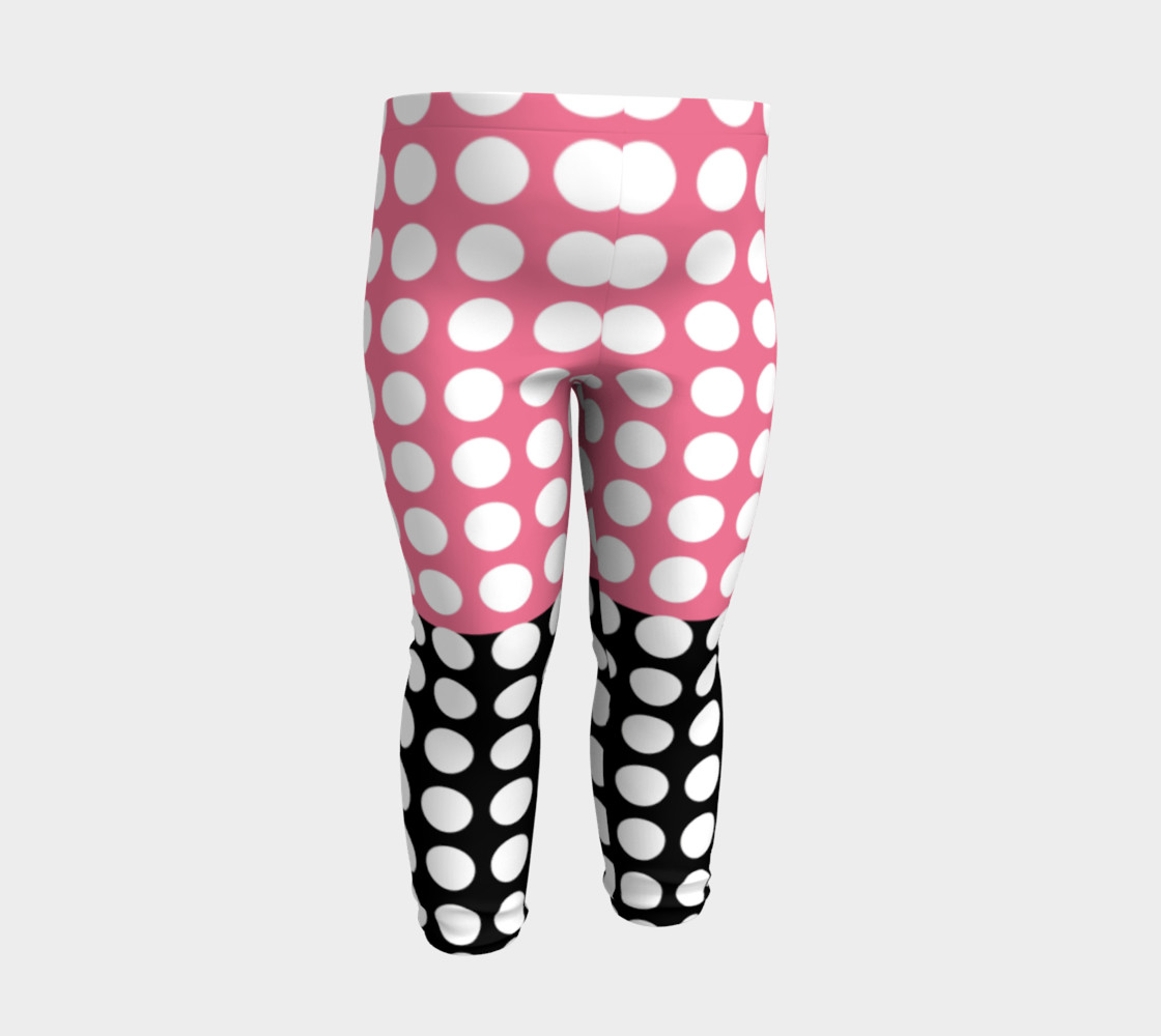 Pink and Black with white dots preview #3