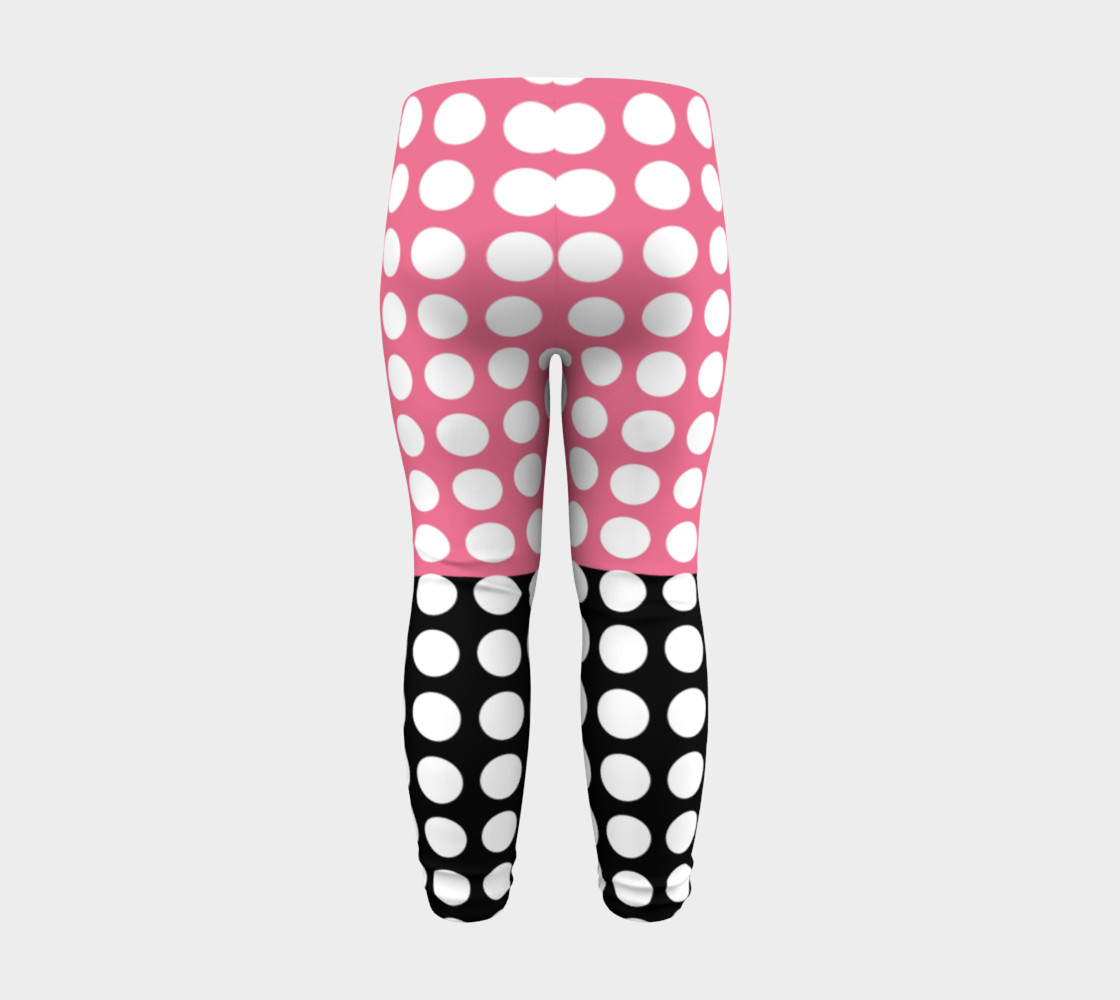 Pink and Black with white dots preview #8