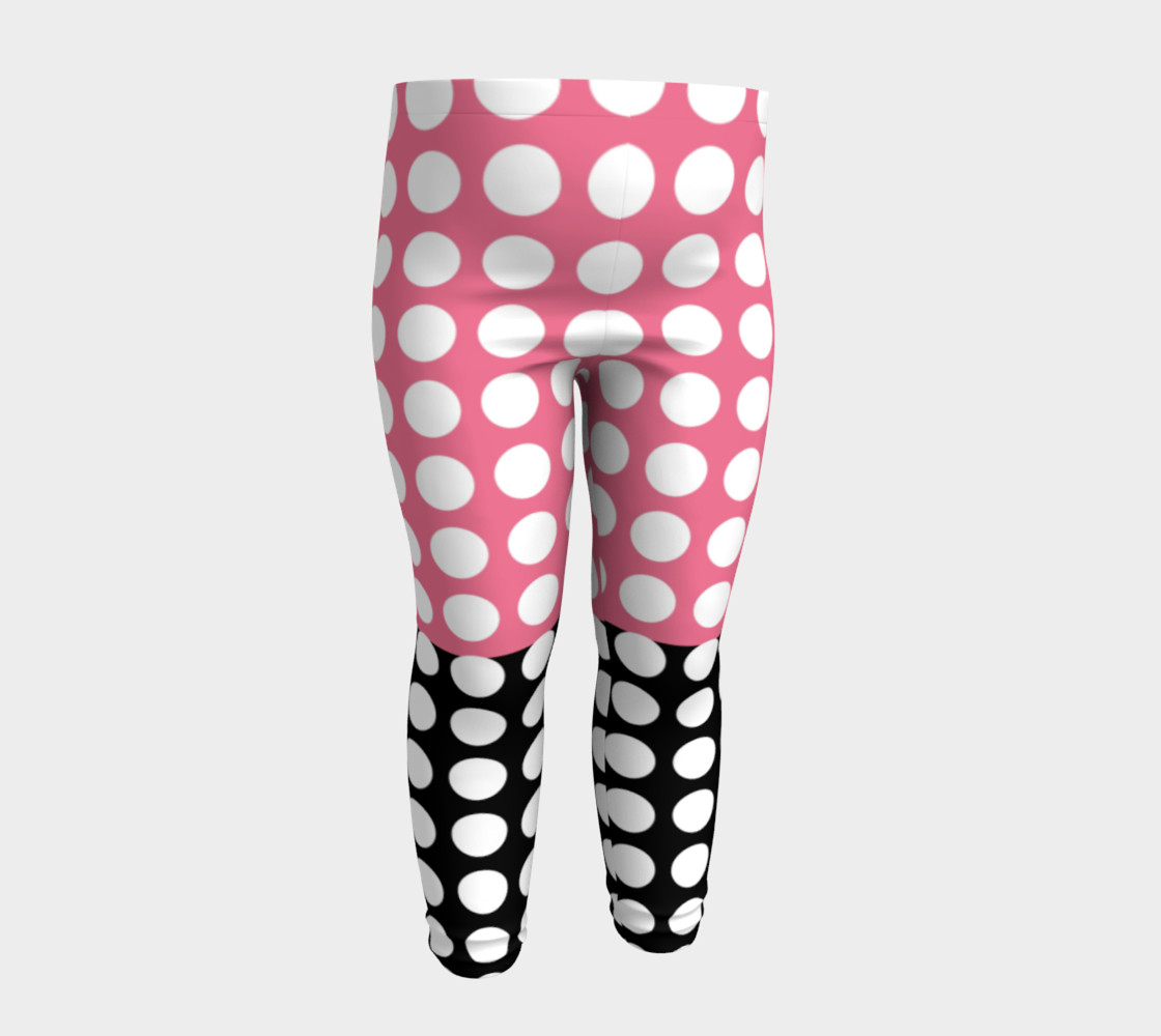 Pink and Black with white dots preview #4
