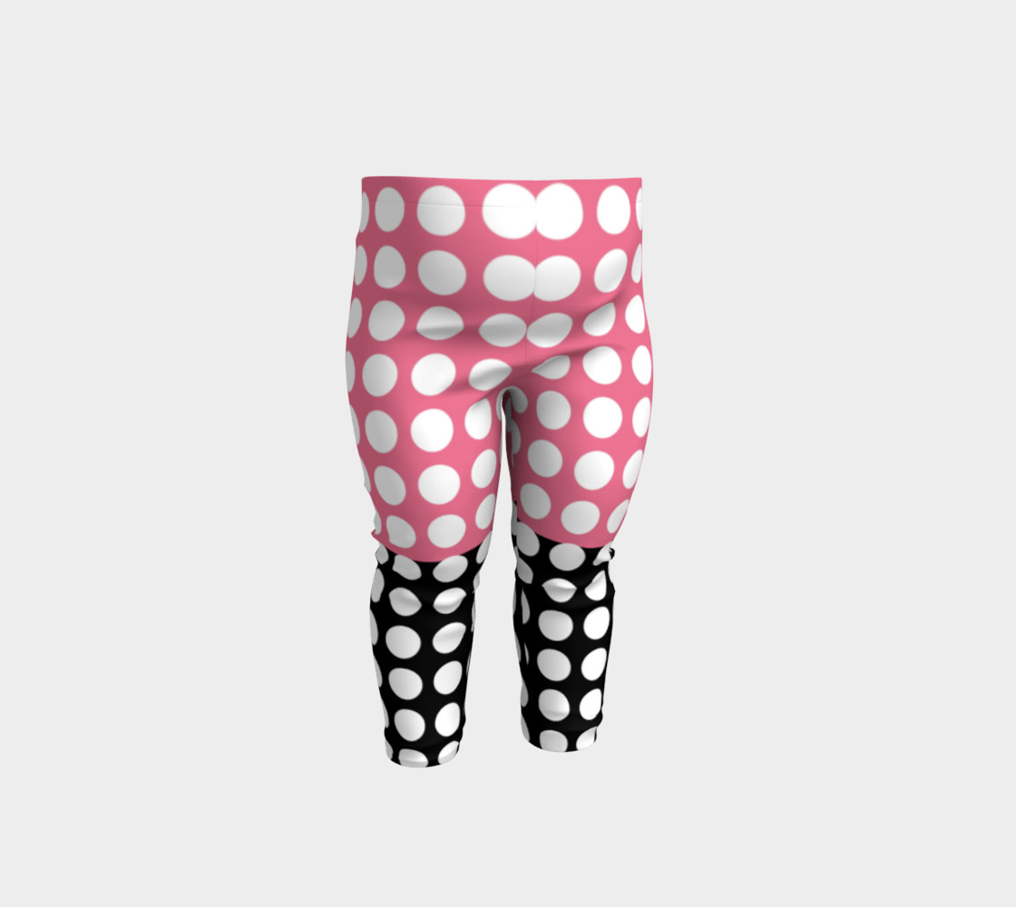 Pink and Black with white dots preview #1