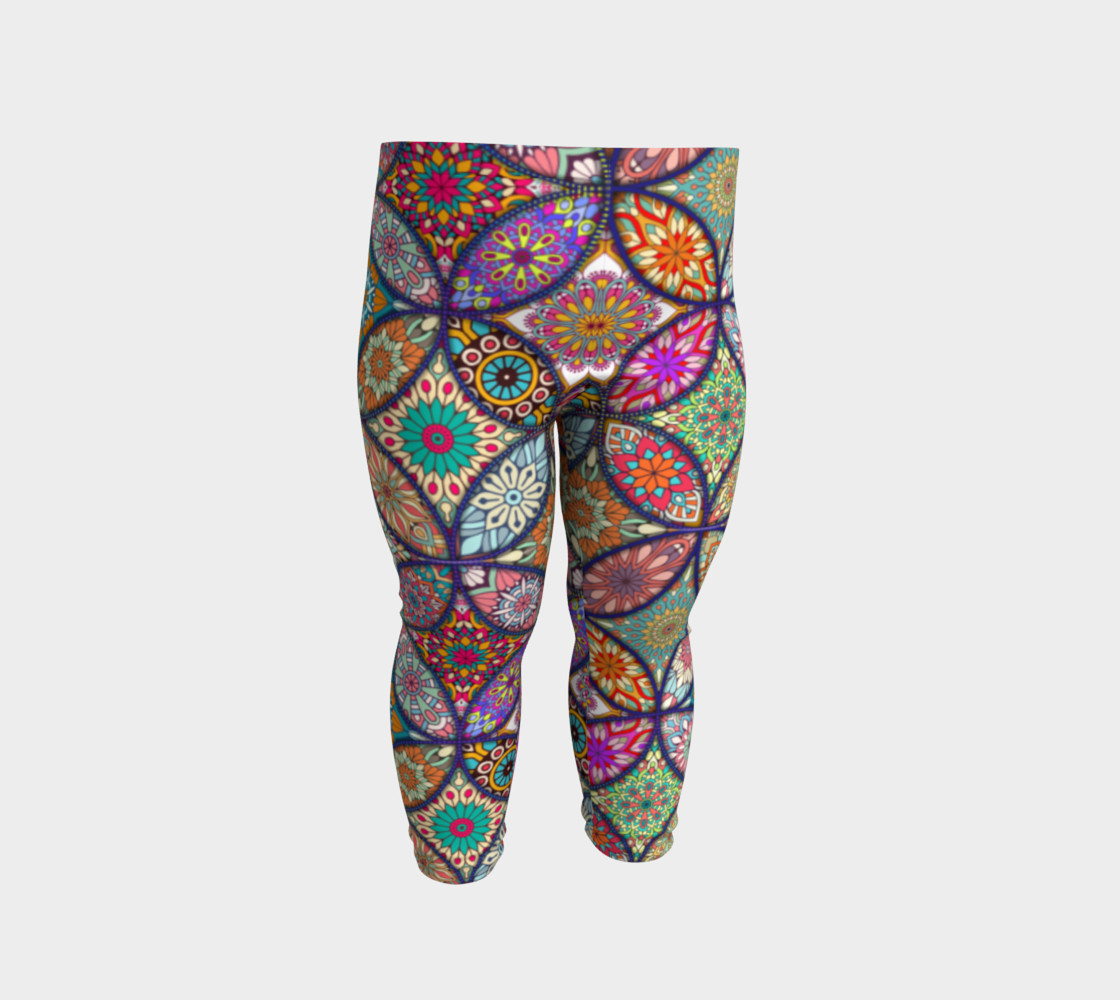 Vibrant Mandalas Baby Leggings preview #2