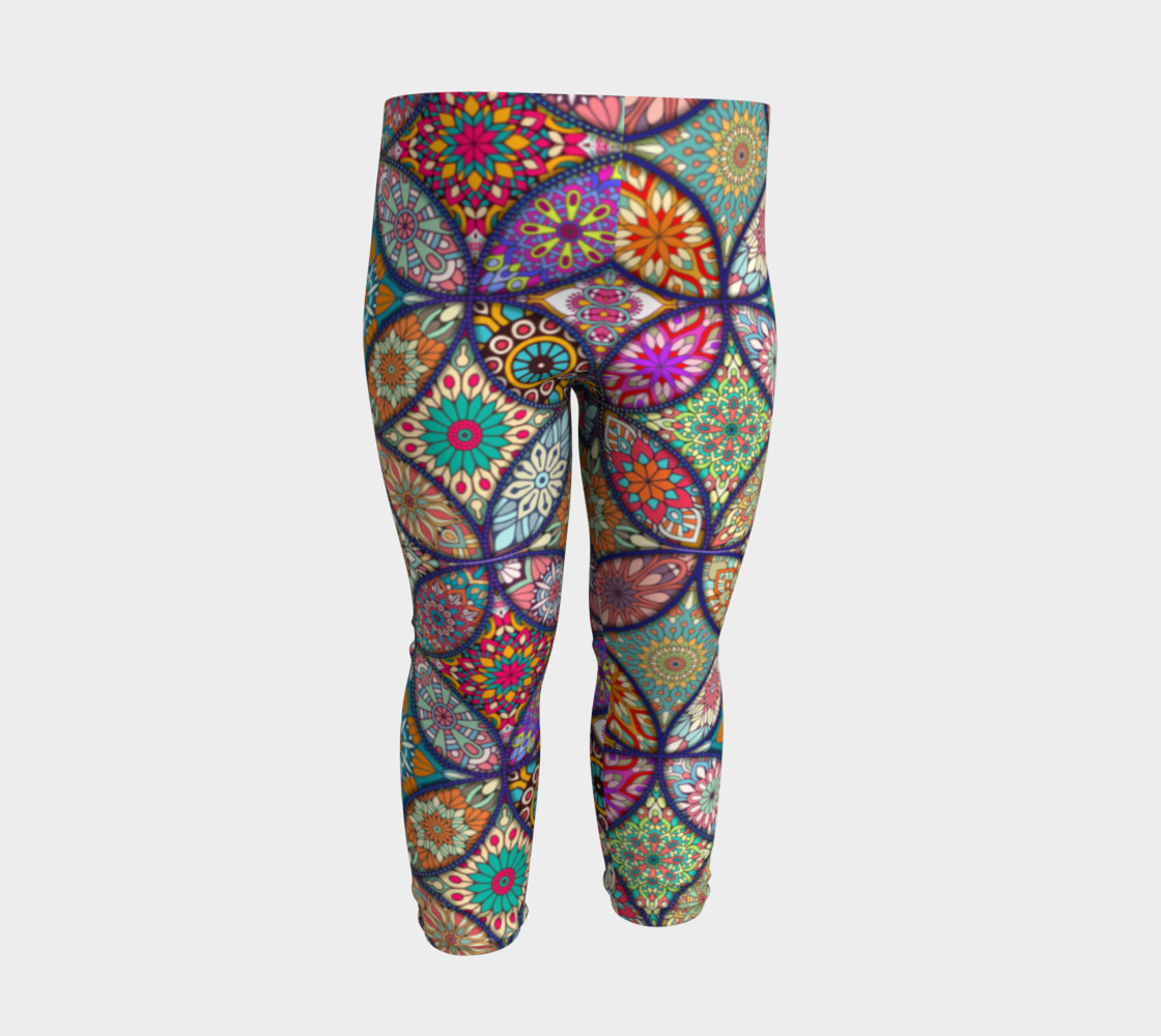 Vibrant Mandalas Baby Leggings preview #3