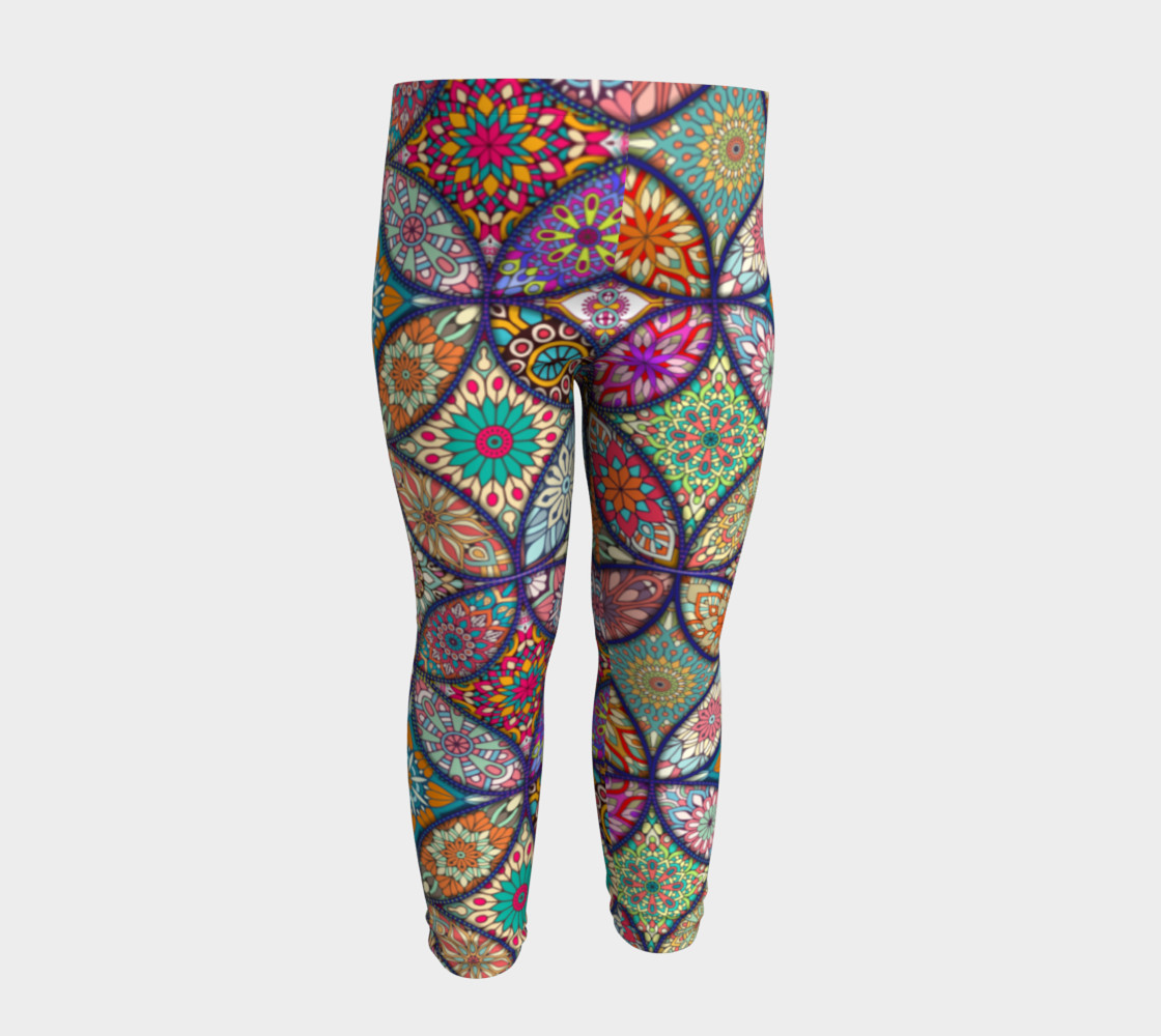 Vibrant Mandalas Baby Leggings preview #4