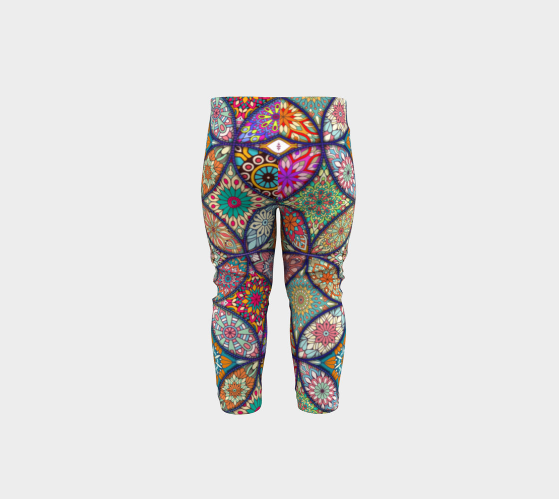 Vibrant Mandalas Baby Leggings preview #5