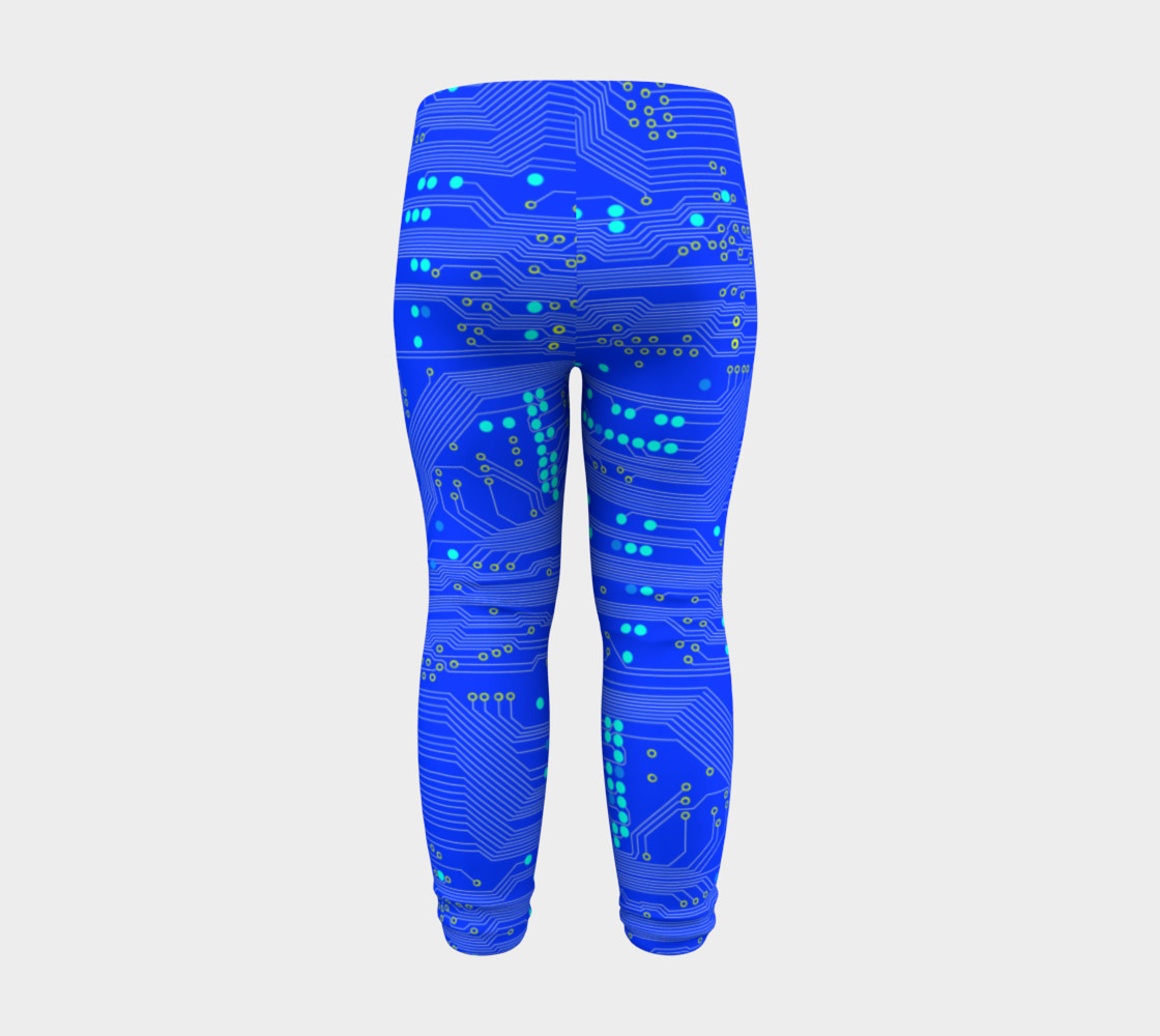 Blue Circuit Board - Baby Leggings preview #8