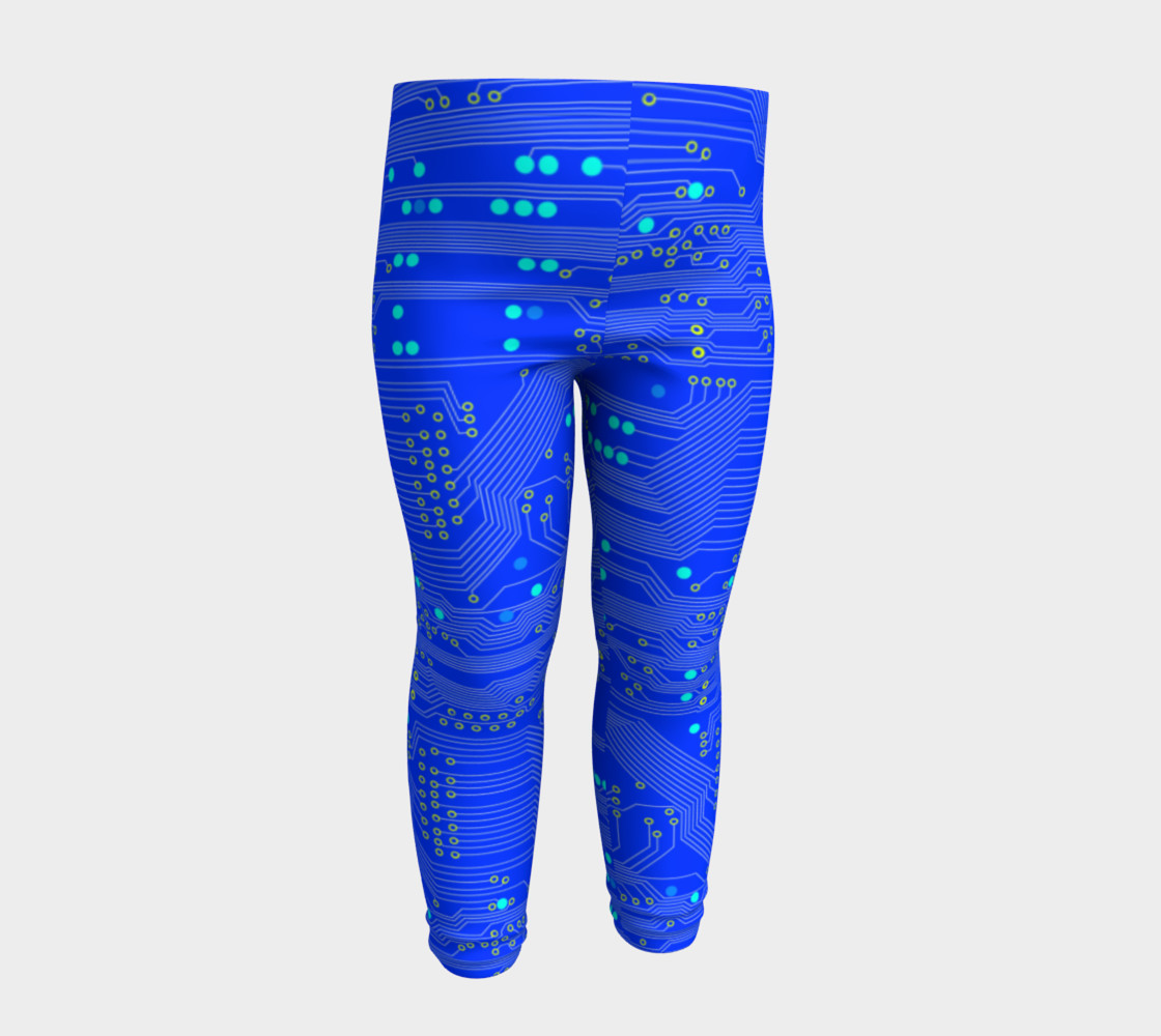 Blue Circuit Board - Baby Leggings preview #4
