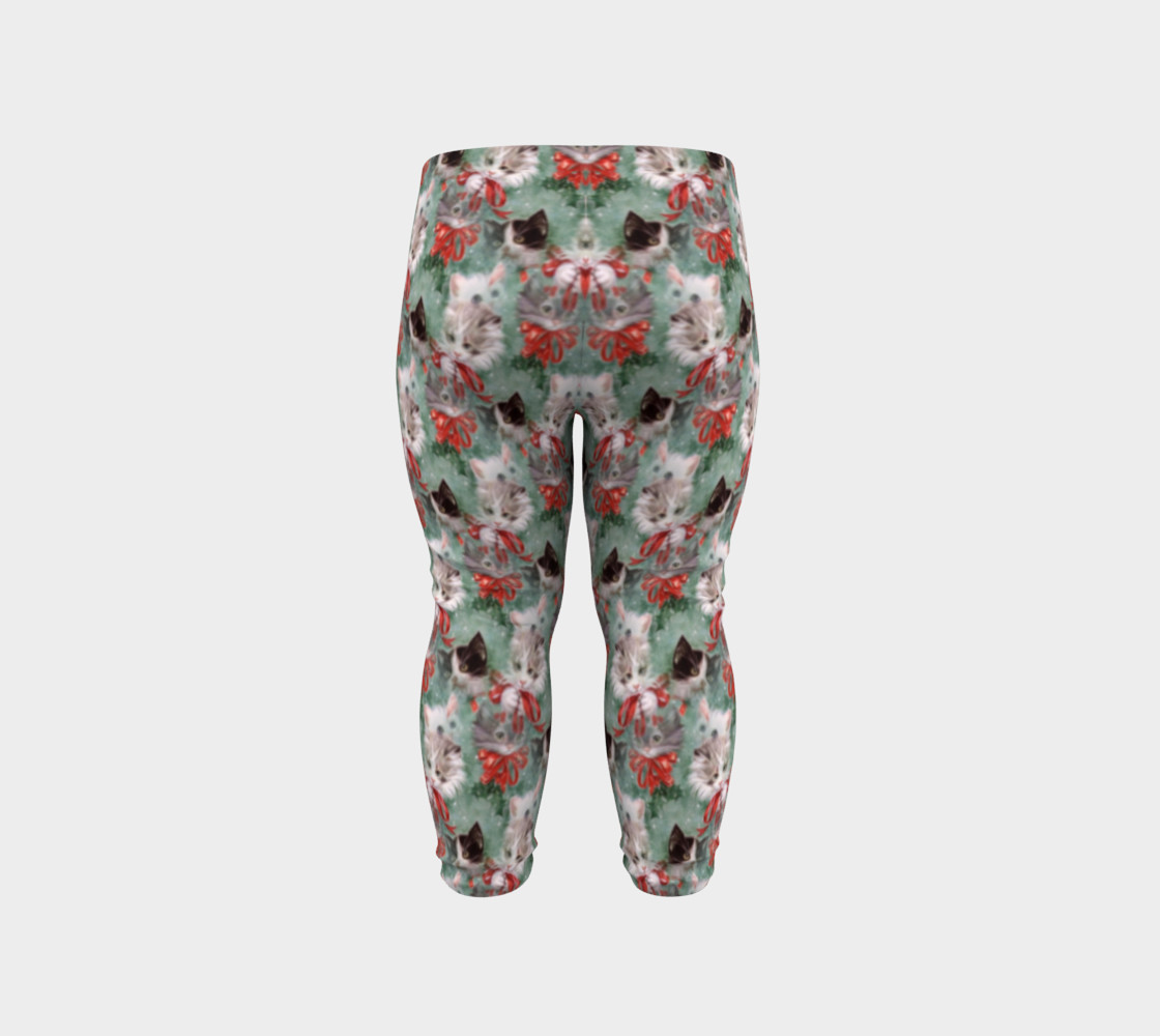Christmas Kitties Baby Leggings preview #6