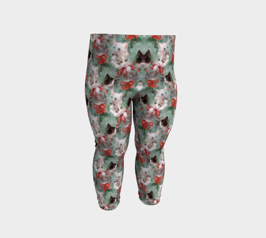 Christmas Kitties Baby Leggings preview #2
