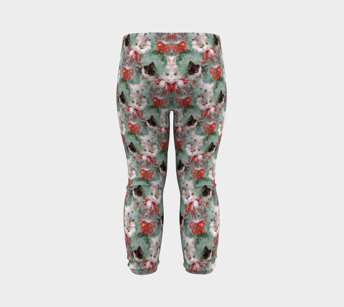Christmas Kitties Baby Leggings preview #7