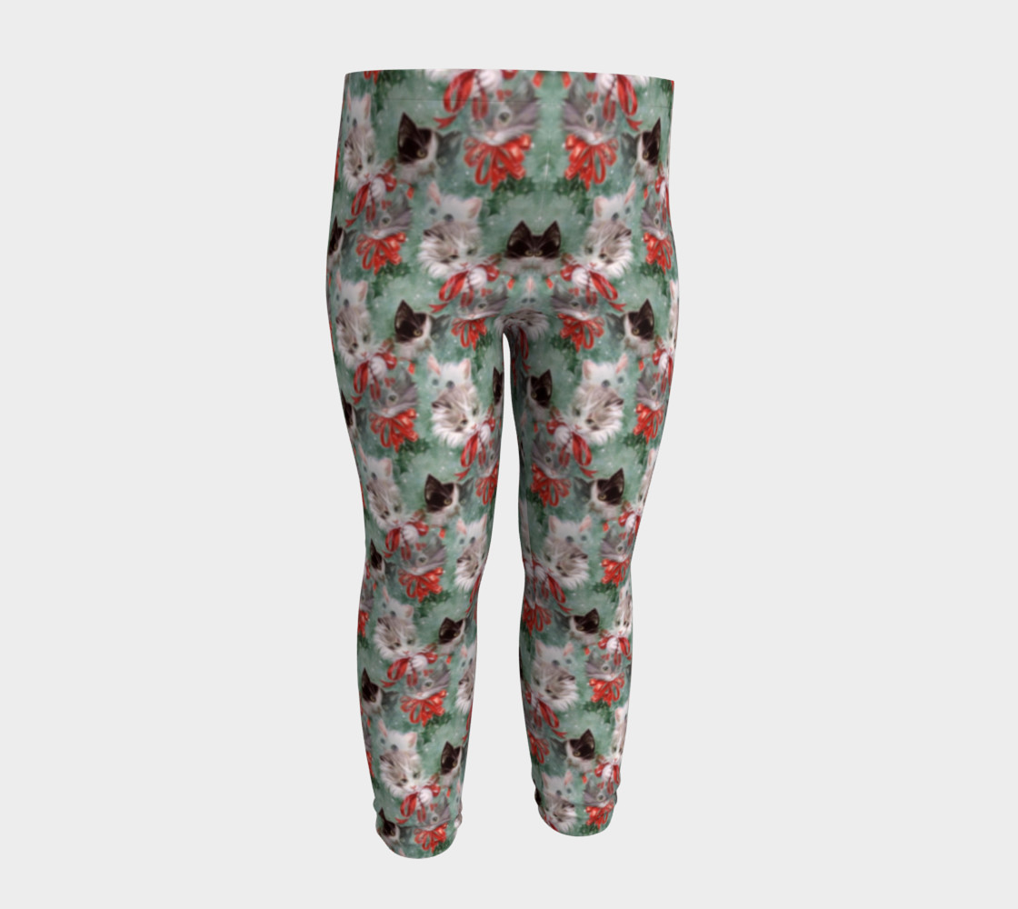 Christmas Kitties Baby Leggings preview #4
