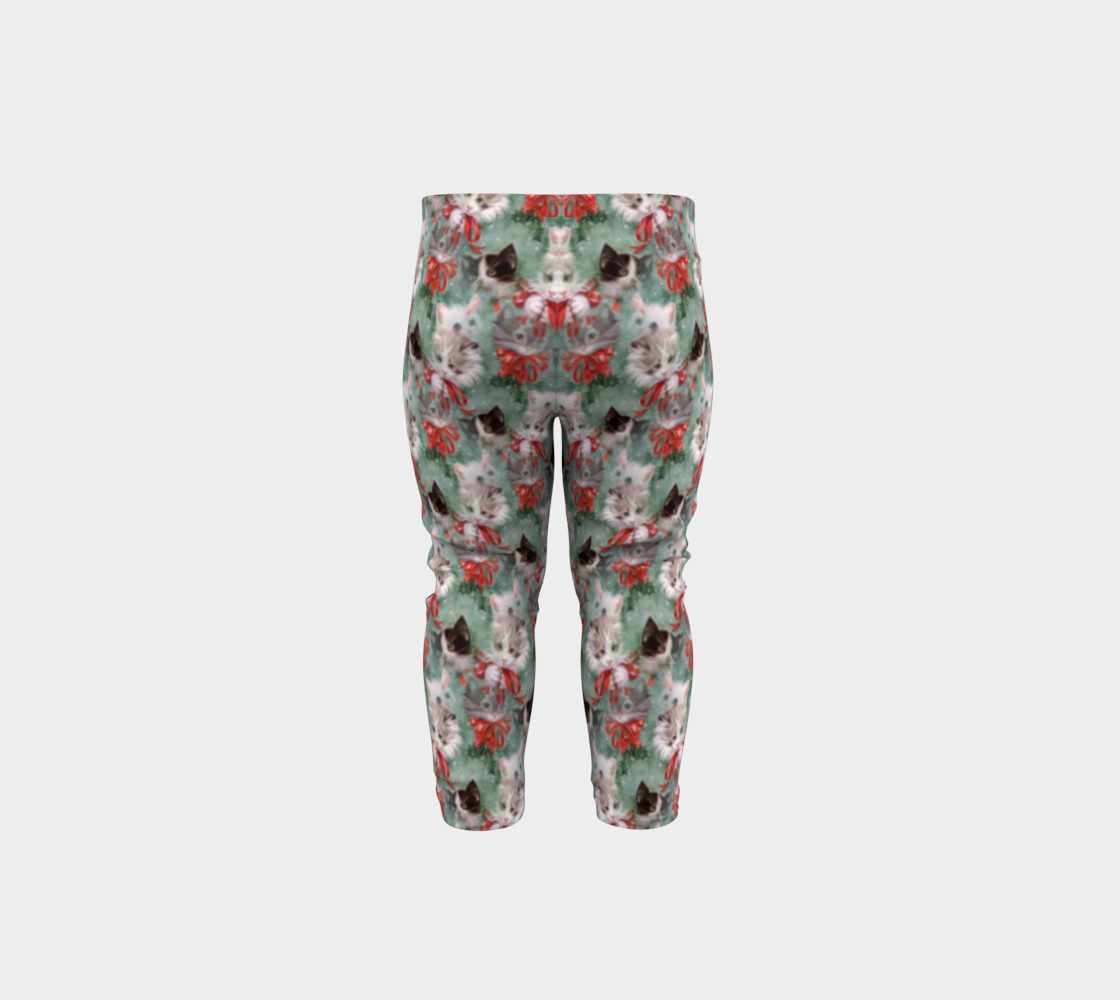 Christmas Kitties Baby Leggings preview #5