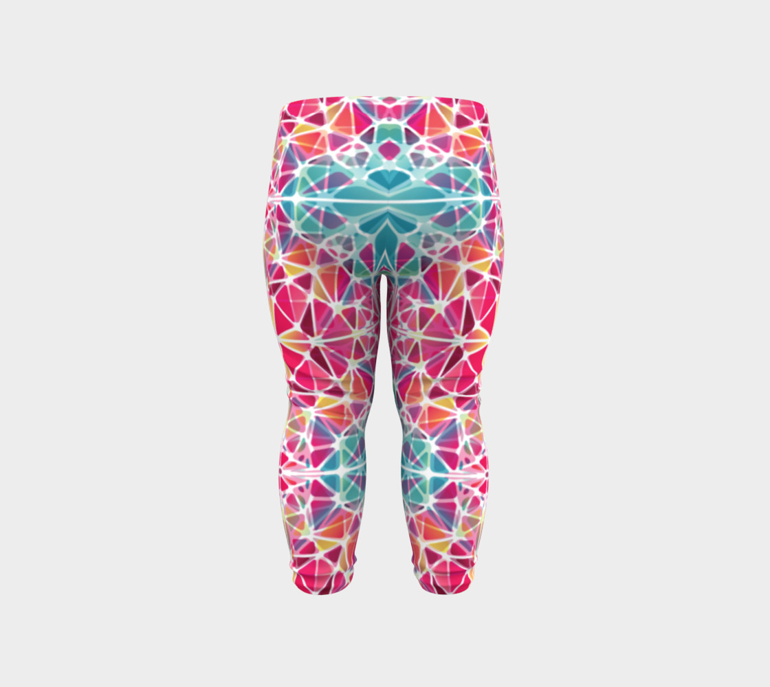 Pink and Blue Kaleidoscope Baby Leggings preview #6