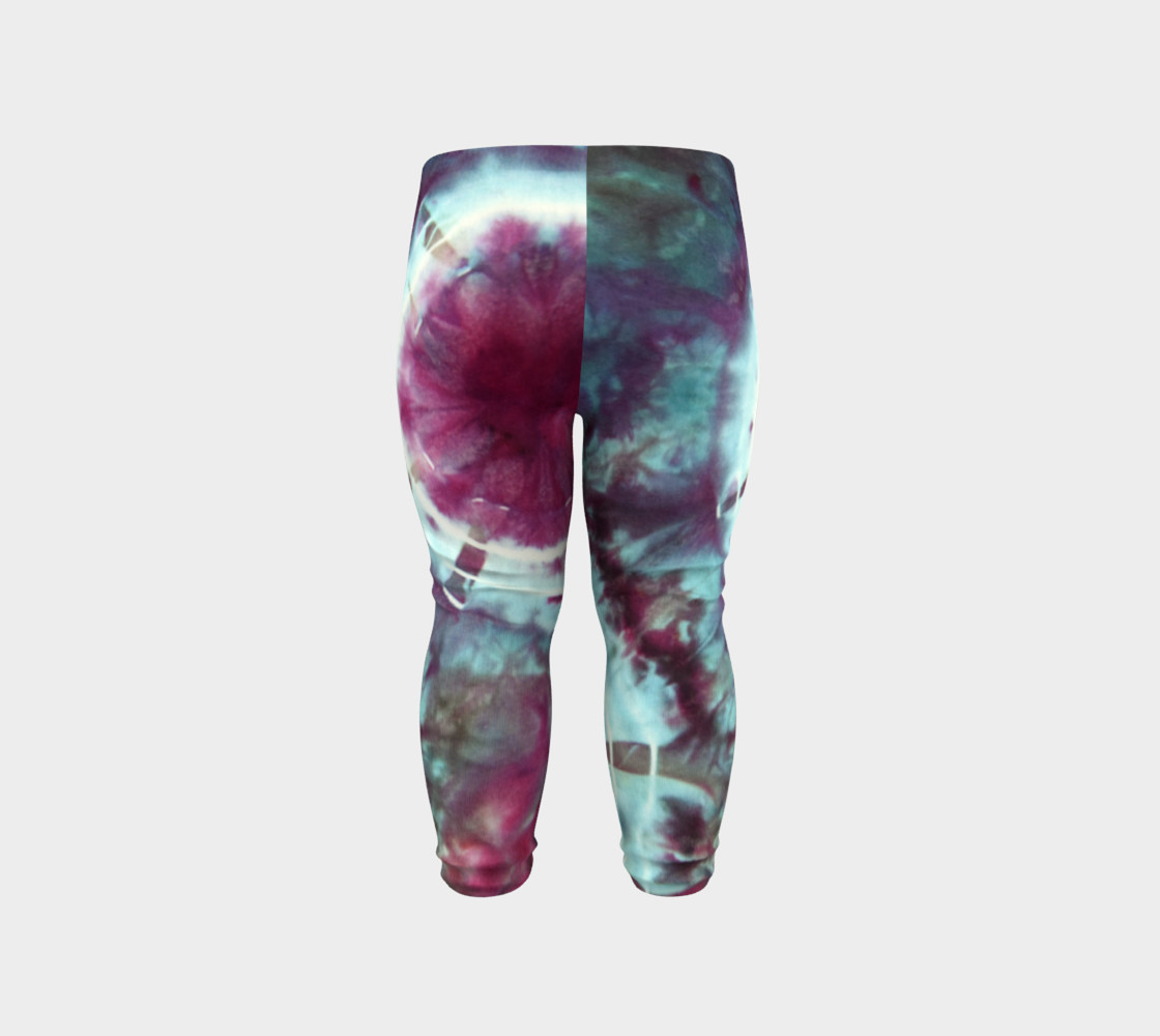 Pink Circles Baby Leggings preview #6