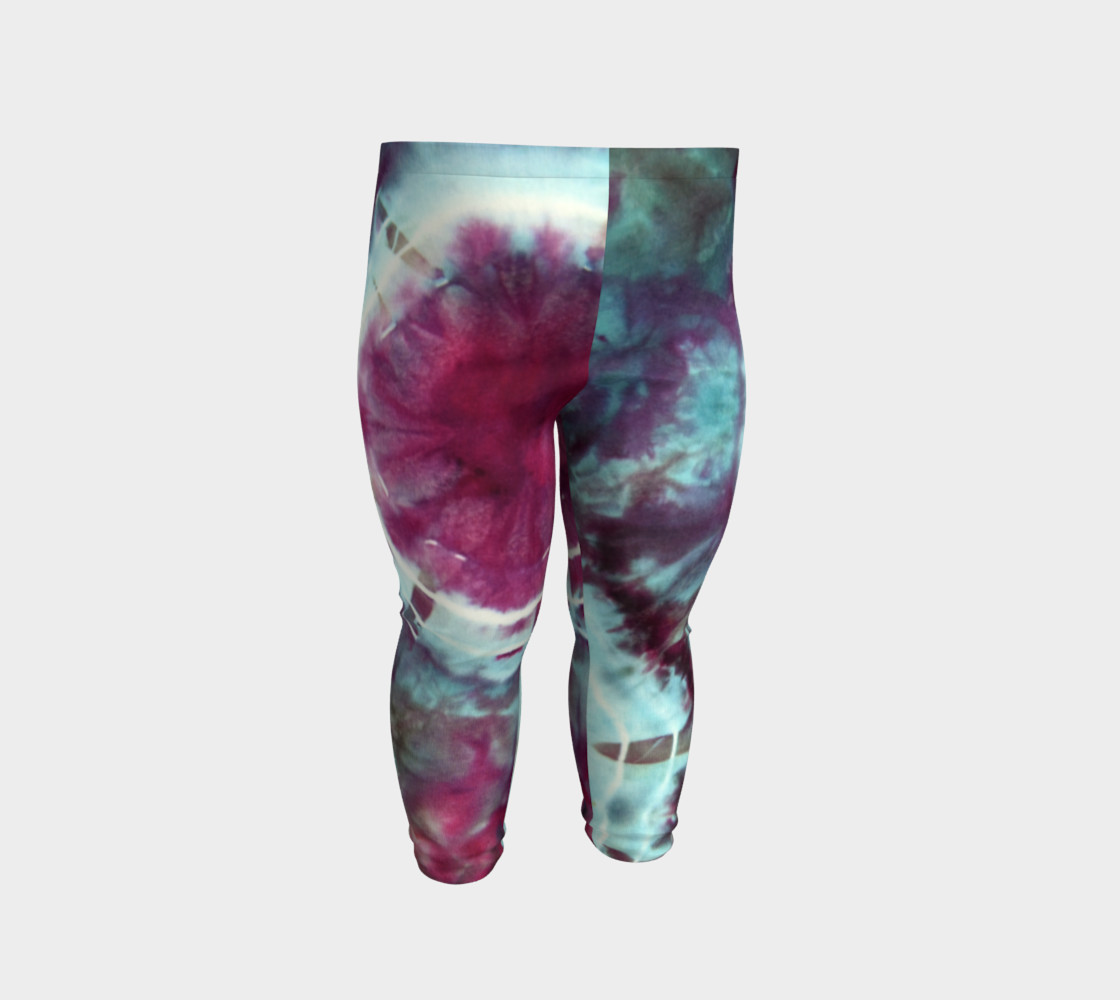 Pink Circles Baby Leggings preview #2