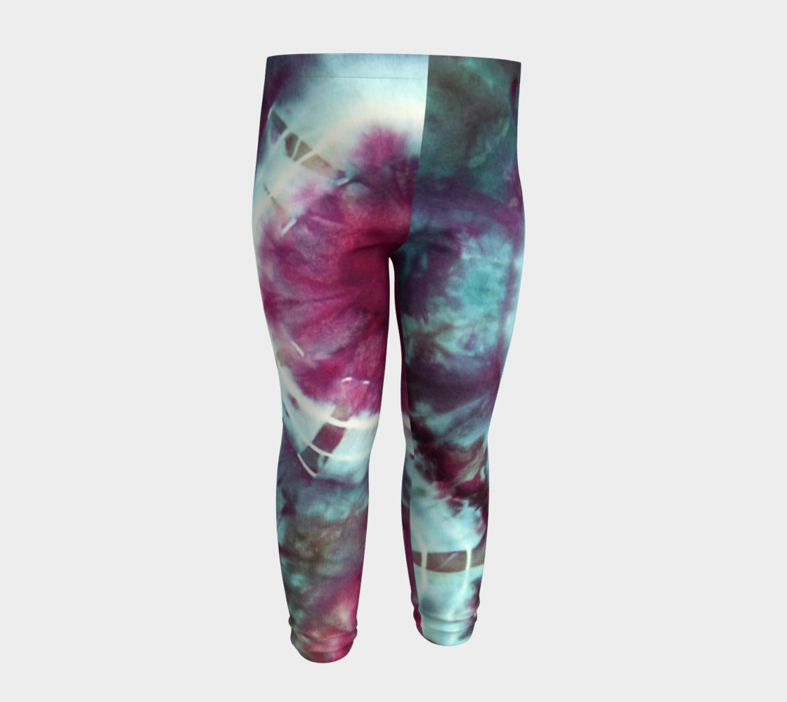 Pink Circles Baby Leggings preview #4
