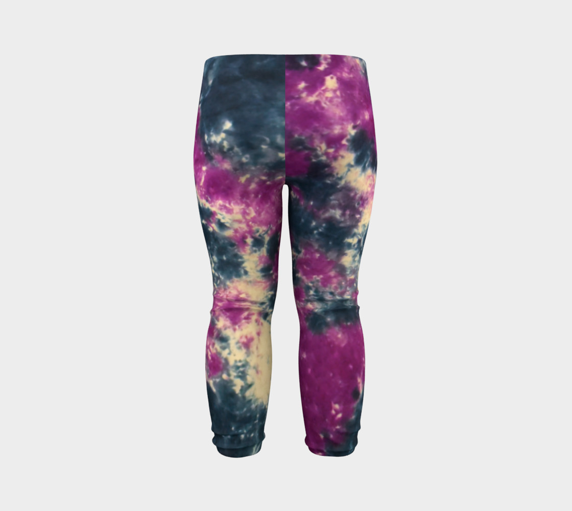 Blue Purple Scrunch Baby Leggings preview #7