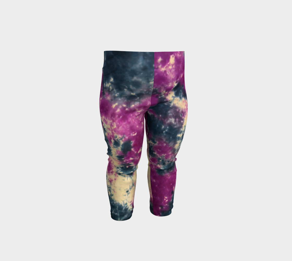 Blue Purple Scrunch Baby Leggings preview #1