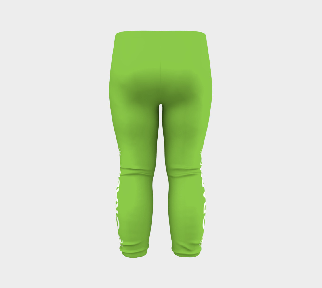 green baby leggings