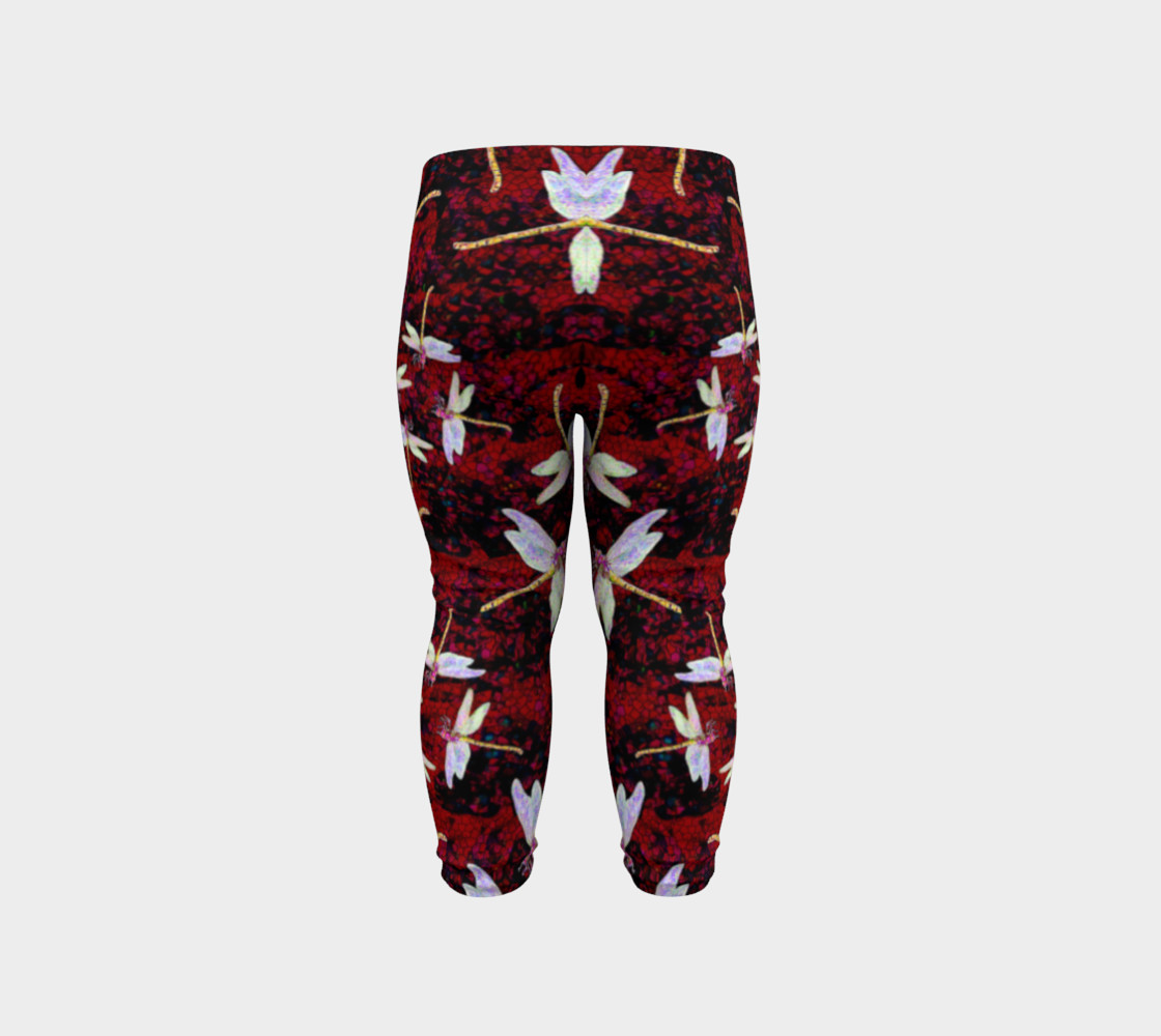 Baby Dragonfly Leggings Red Miniature #7