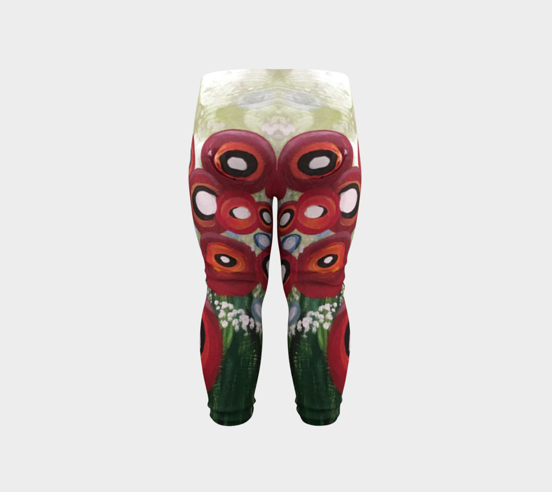 Whimsical Poppy Baby Leggings preview #6