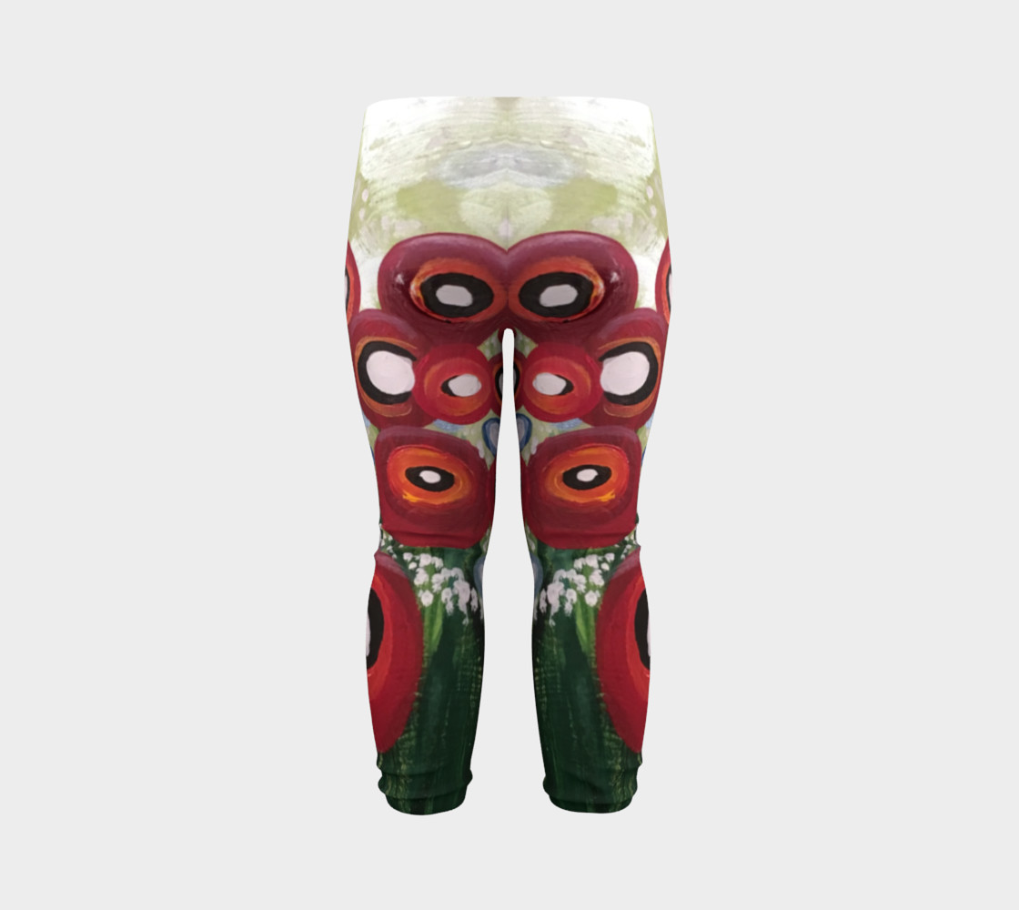 Whimsical Poppy Baby Leggings preview #7