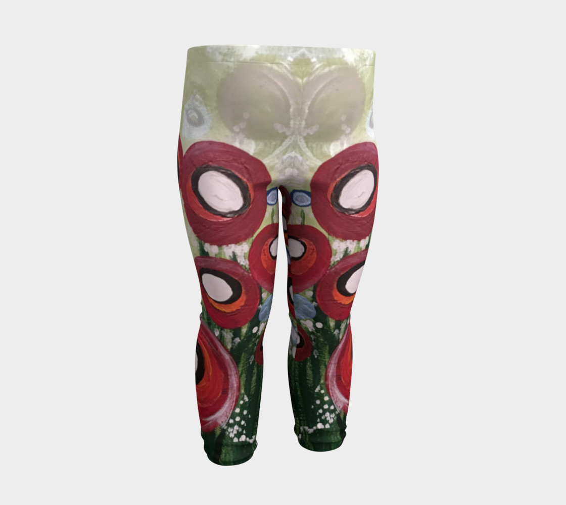 Whimsical Poppy Baby Leggings preview #3