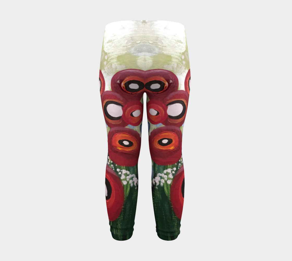 Whimsical Poppy Baby Leggings preview #8