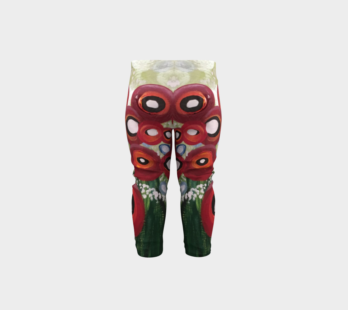 Whimsical Poppy Baby Leggings preview #5