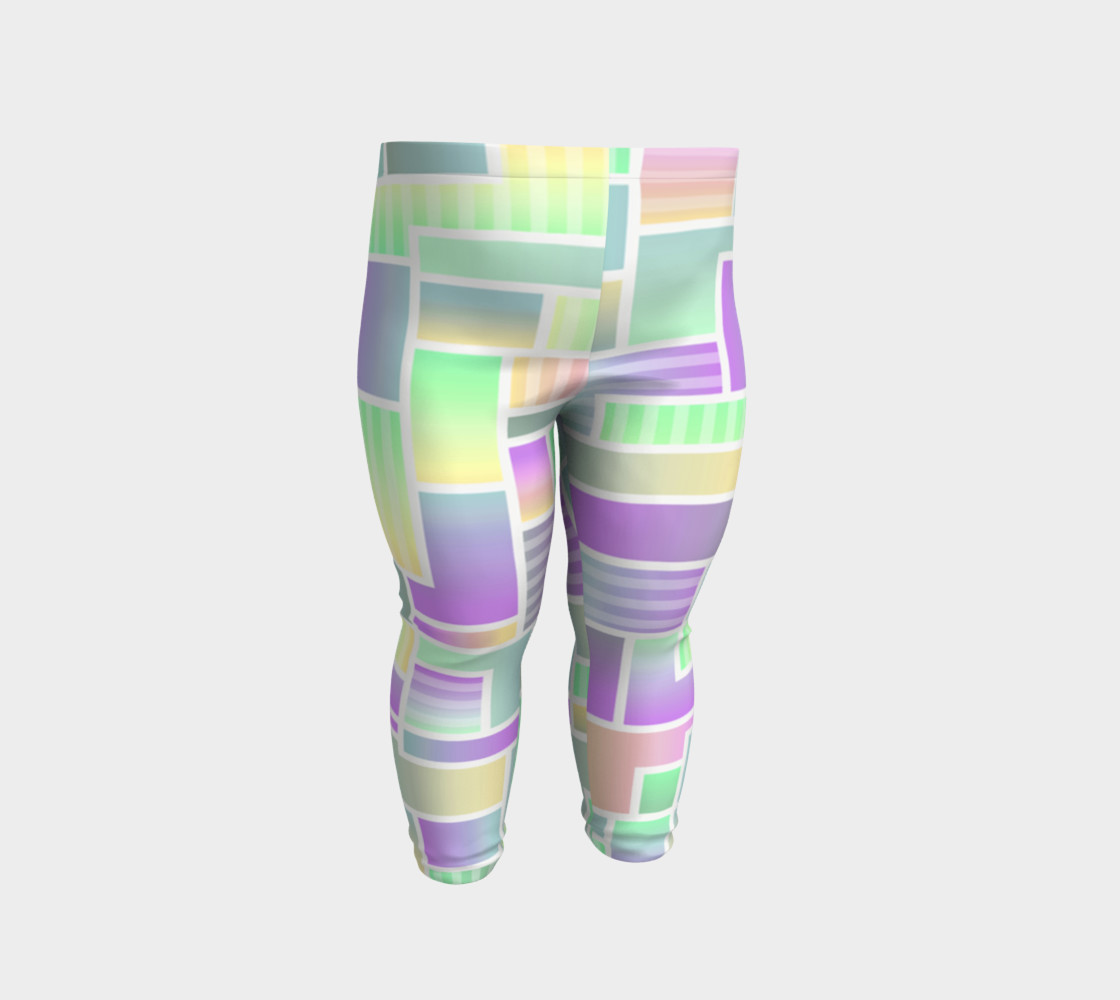 Cute Children's Geometric Pattern Leggings. preview #2