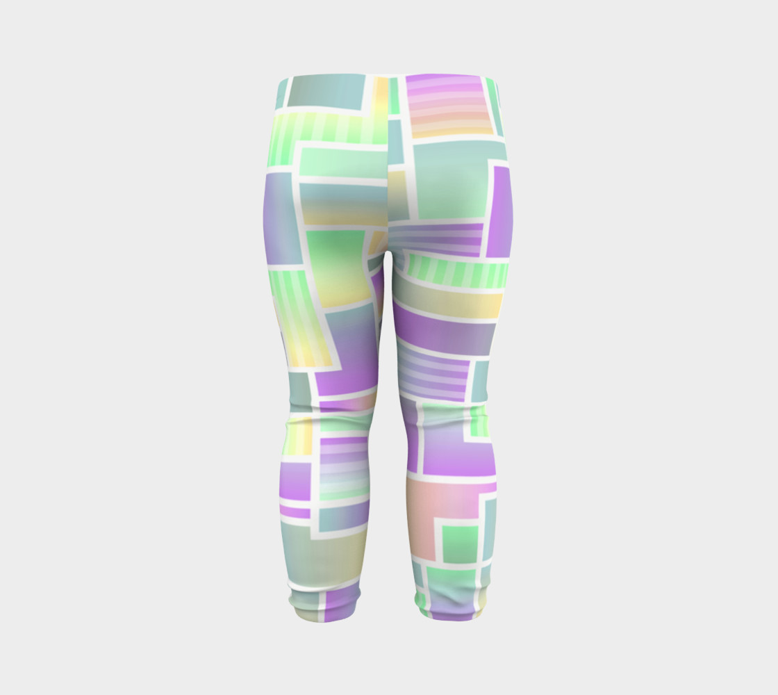 Cute Children's Geometric Pattern Leggings. preview #7