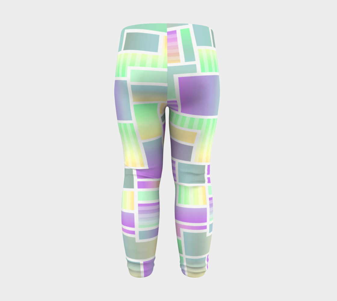 Cute Children's Geometric Pattern Leggings. preview #8