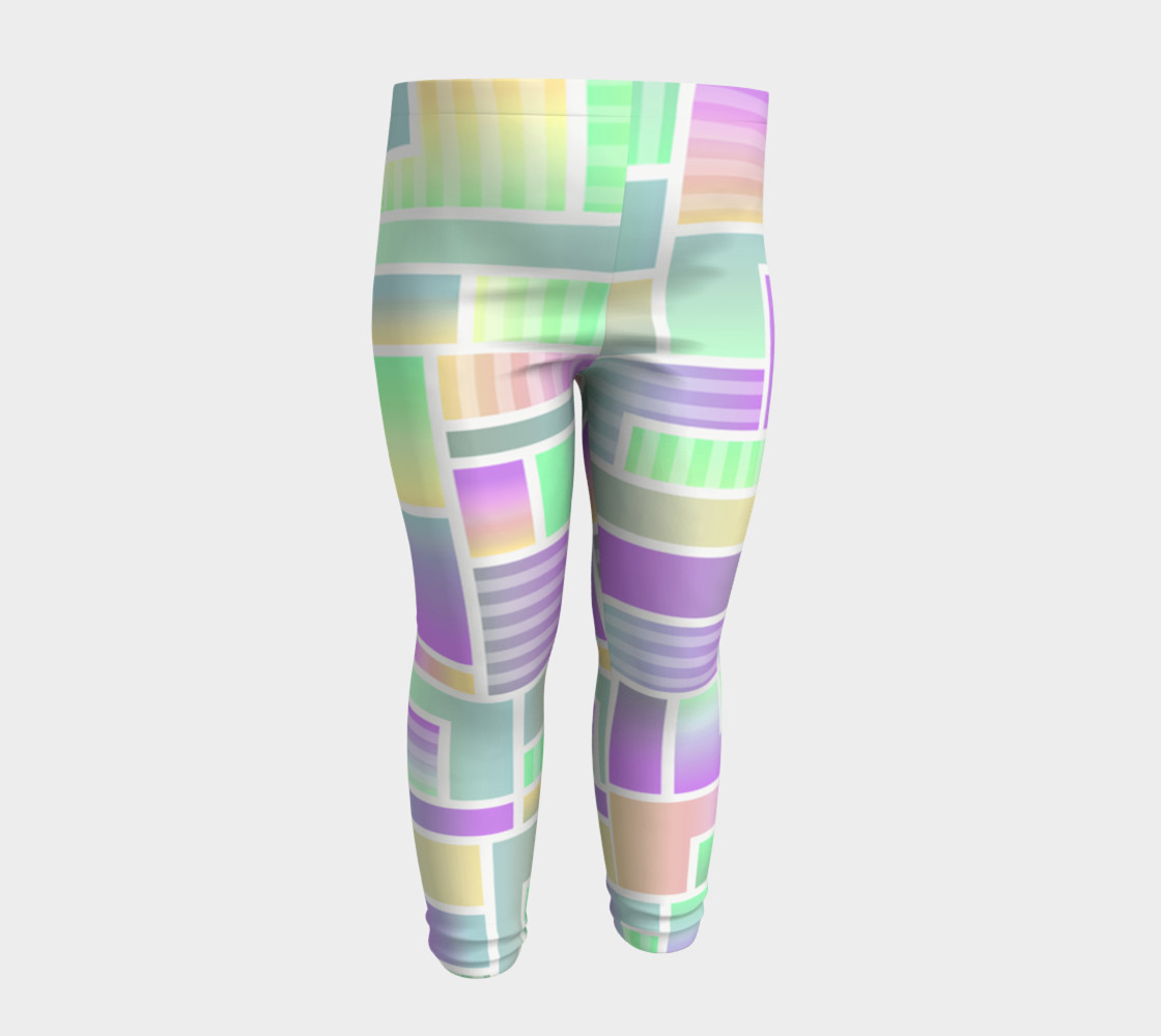 Cute Children's Geometric Pattern Leggings. preview #4