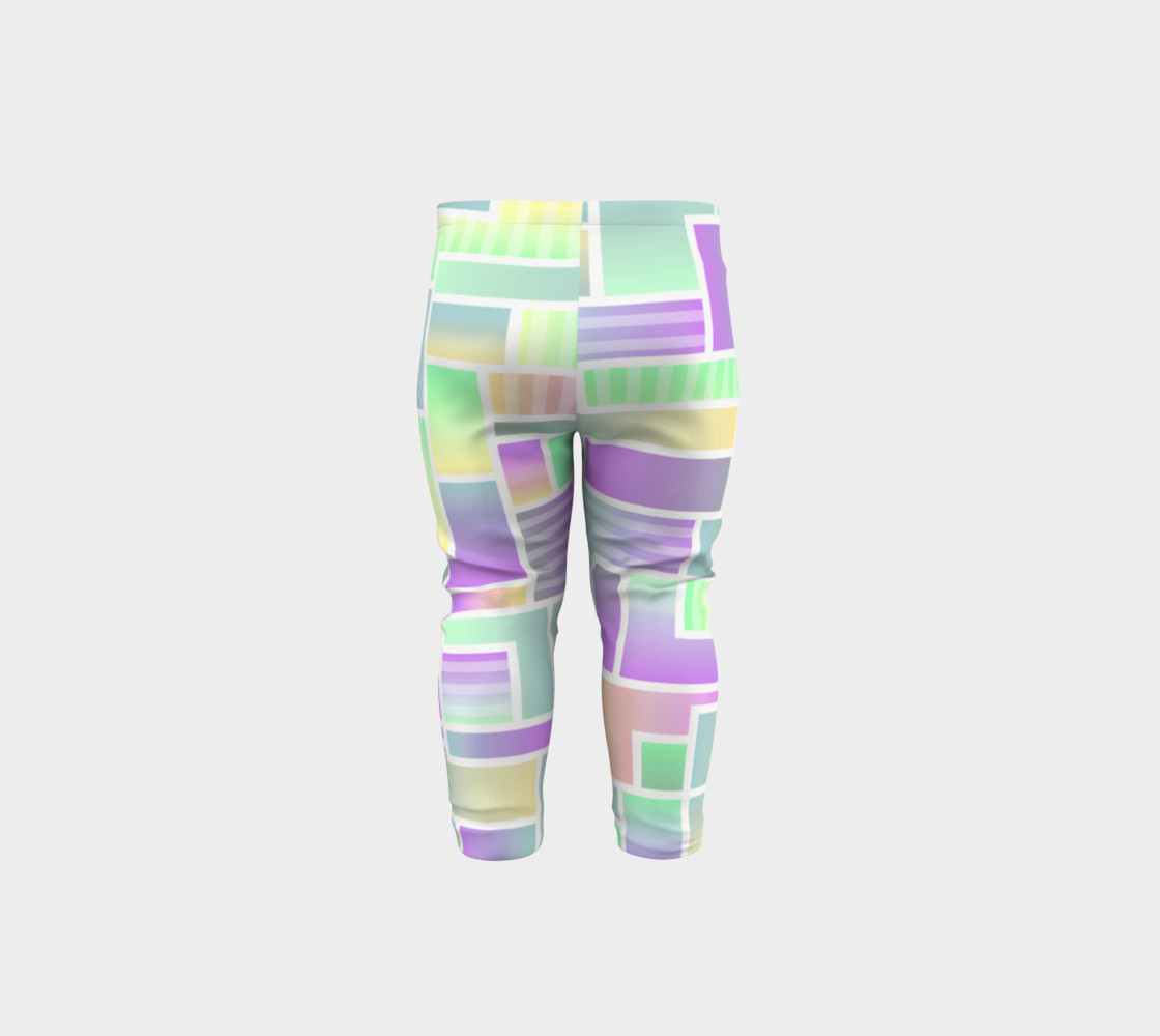 Cute Children's Geometric Pattern Leggings. preview #5