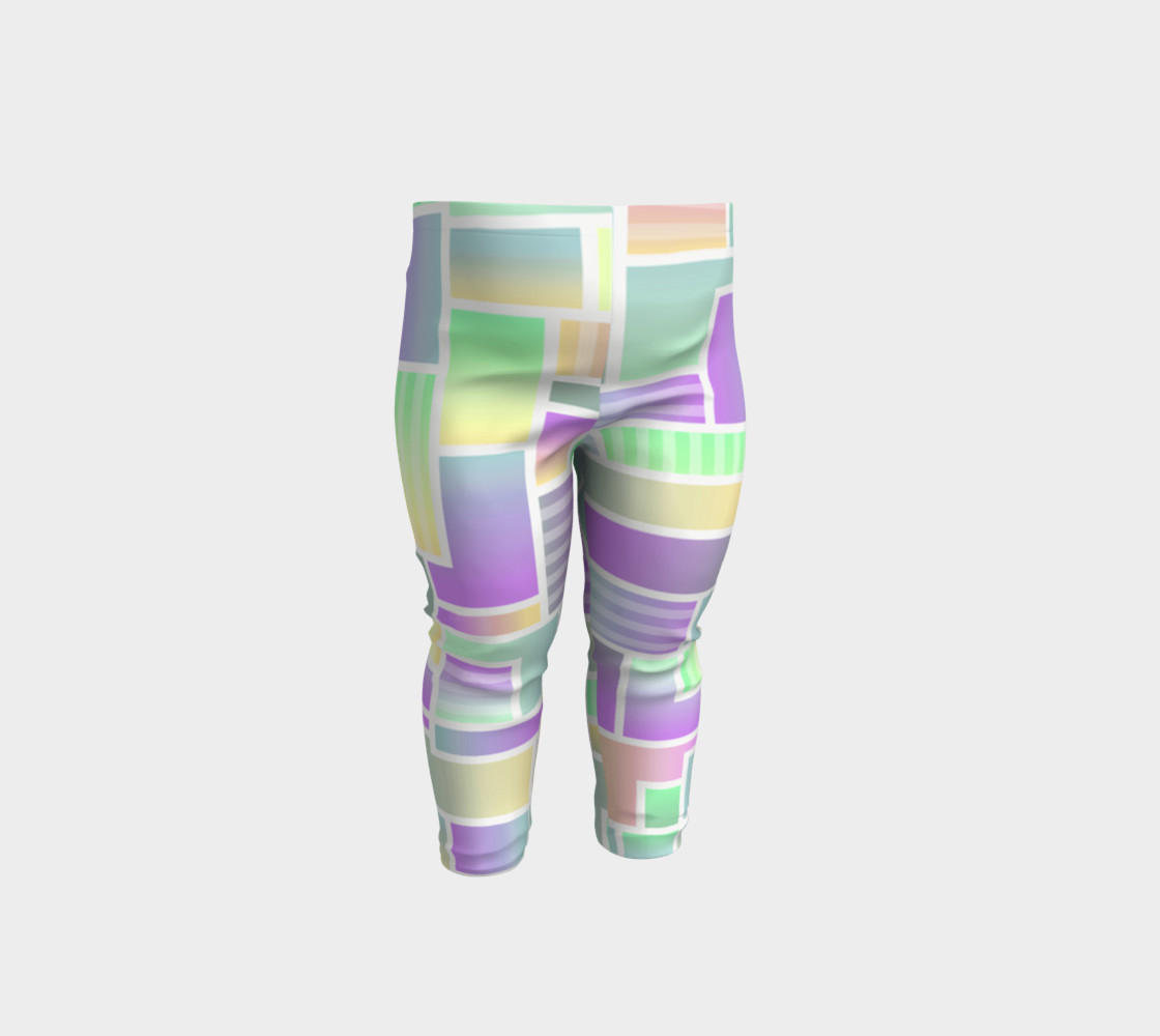 Cute Children's Geometric Pattern Leggings. preview #1