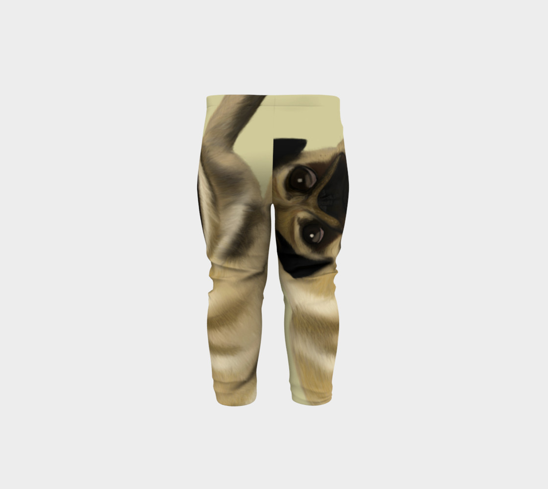 Pug Love Baby Leggings preview #5