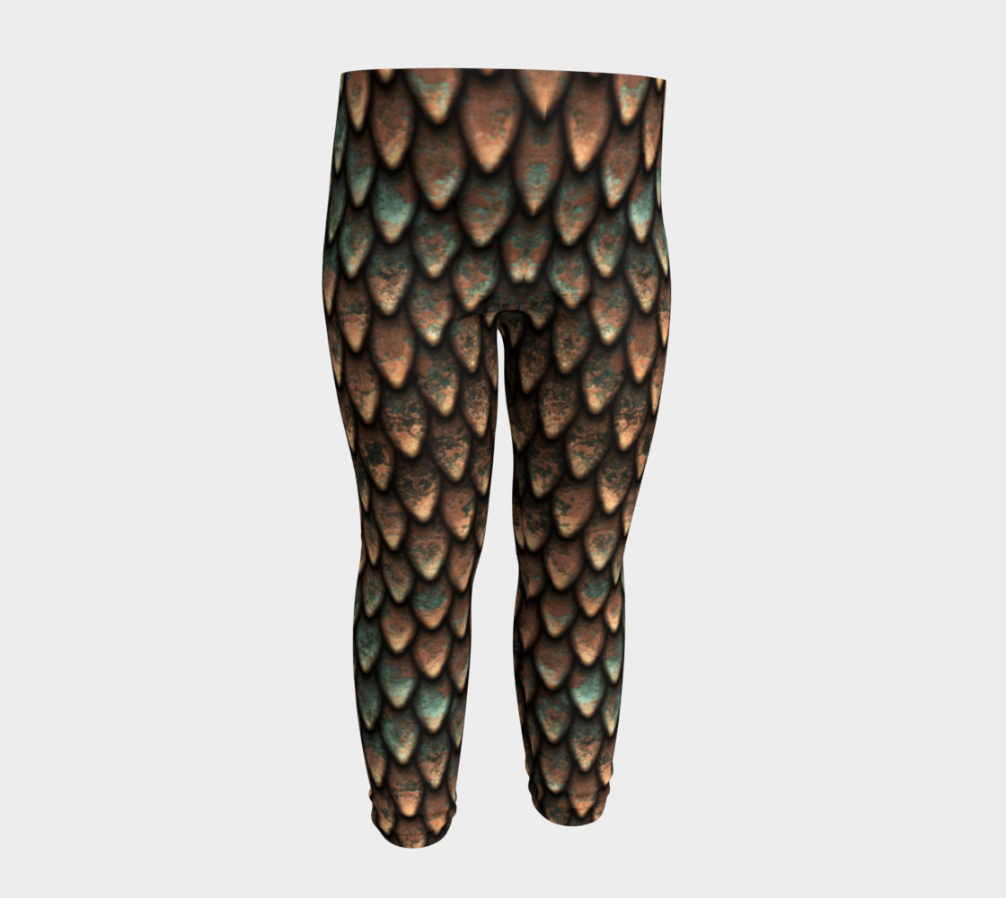Copper Scales Baby Leggings preview #4
