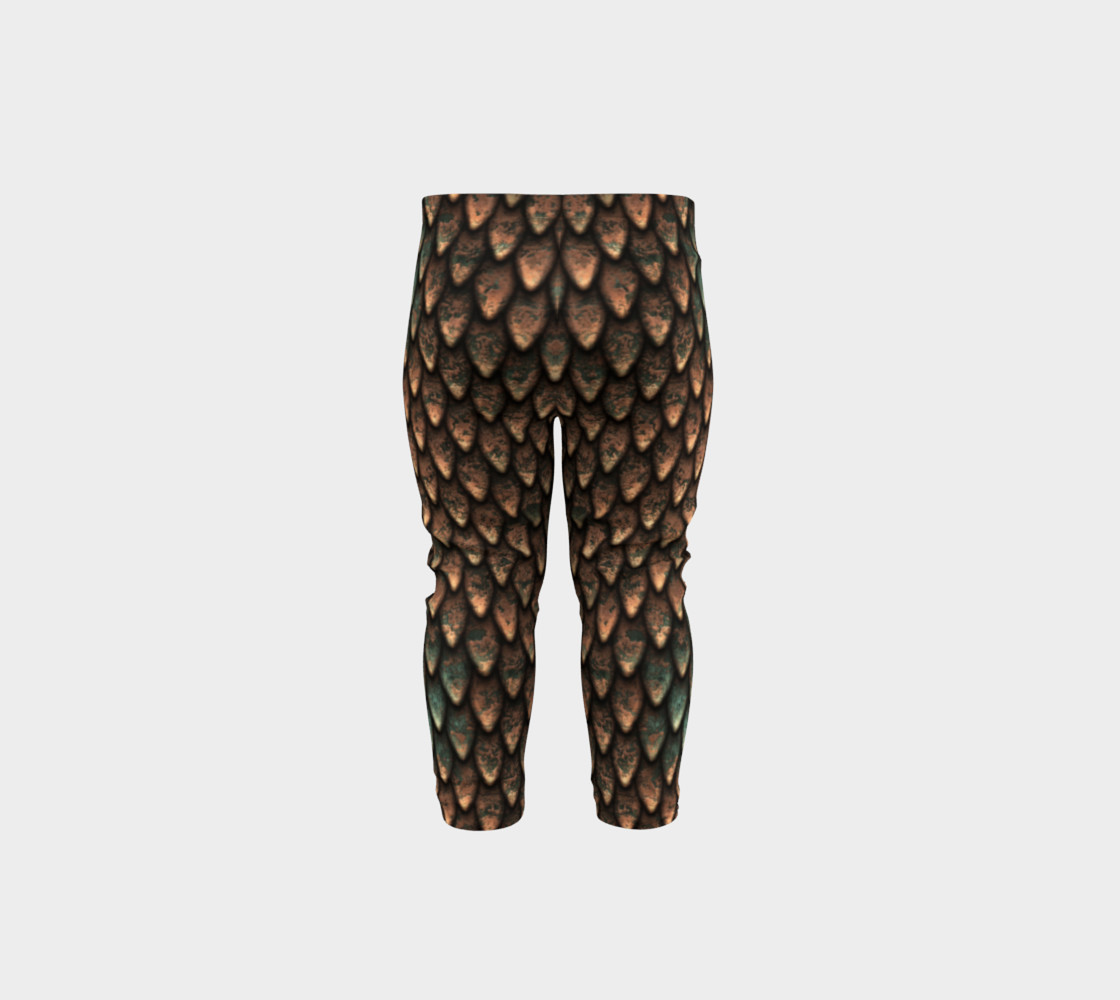 Copper Scales Baby Leggings preview #5