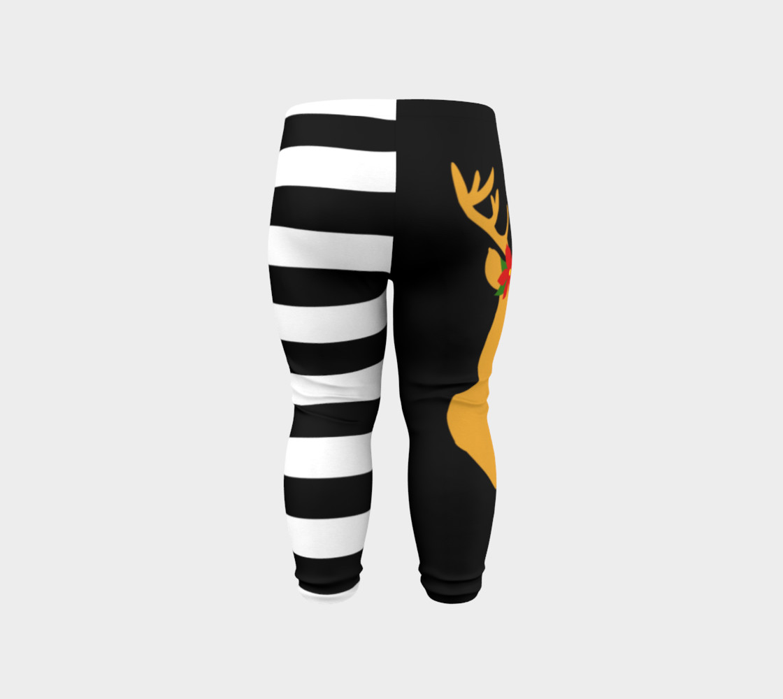 Holiday Deer Toddler Leggings preview #6