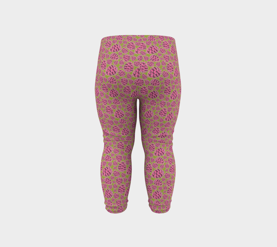 Pink Pinecones Baby Leggings preview #6