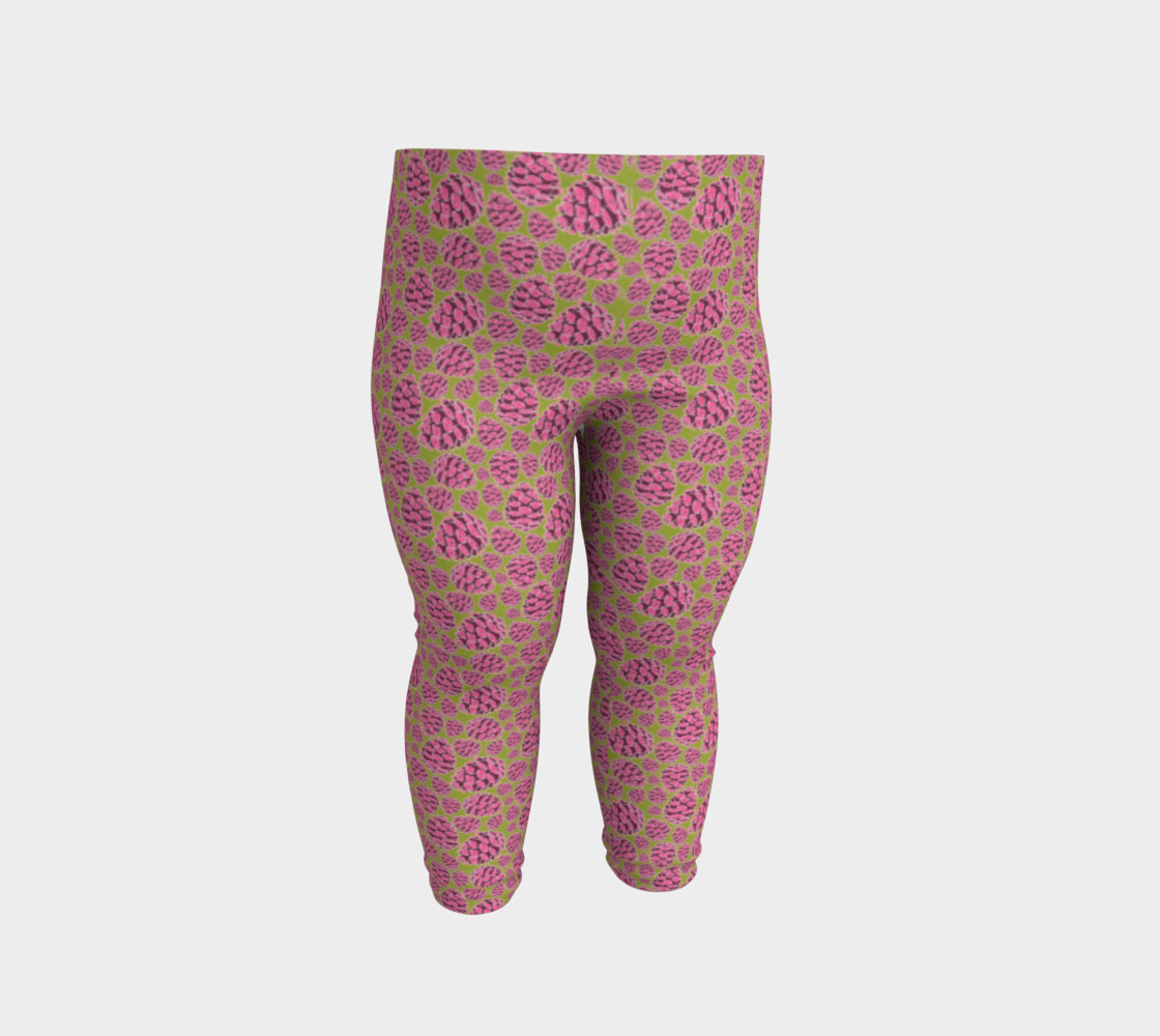 Pink Pinecones Baby Leggings preview #2