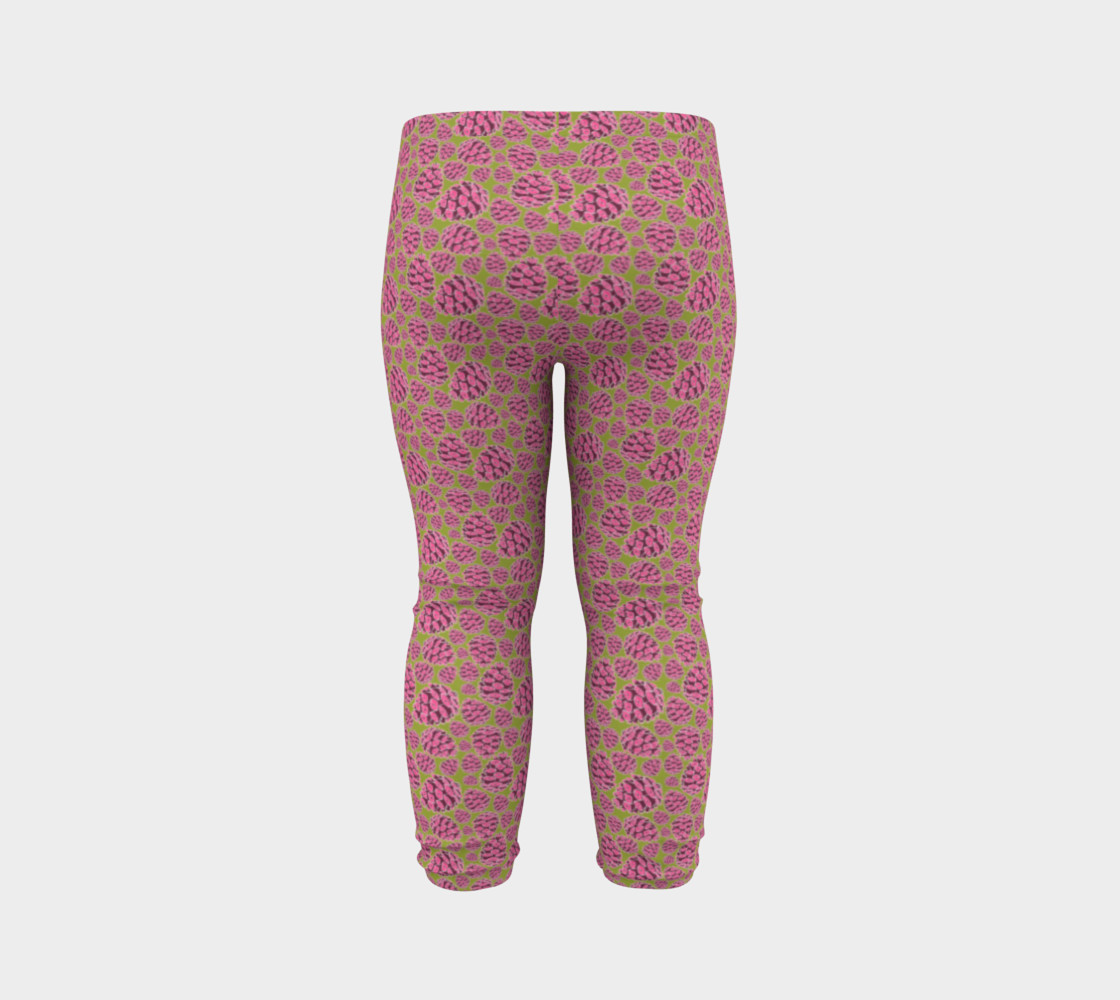 Pink Pinecones Baby Leggings preview #7