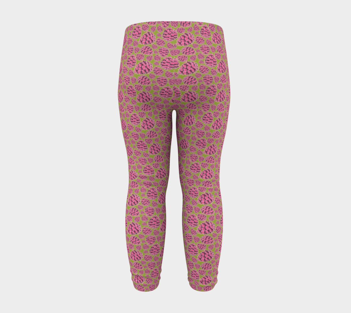 Pink Pinecones Baby Leggings preview #8