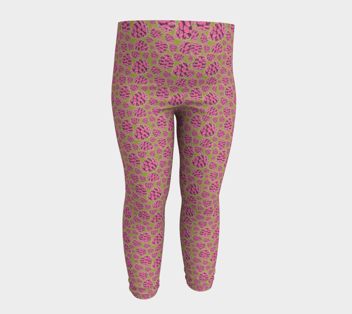 Pink Pinecones Baby Leggings preview #4