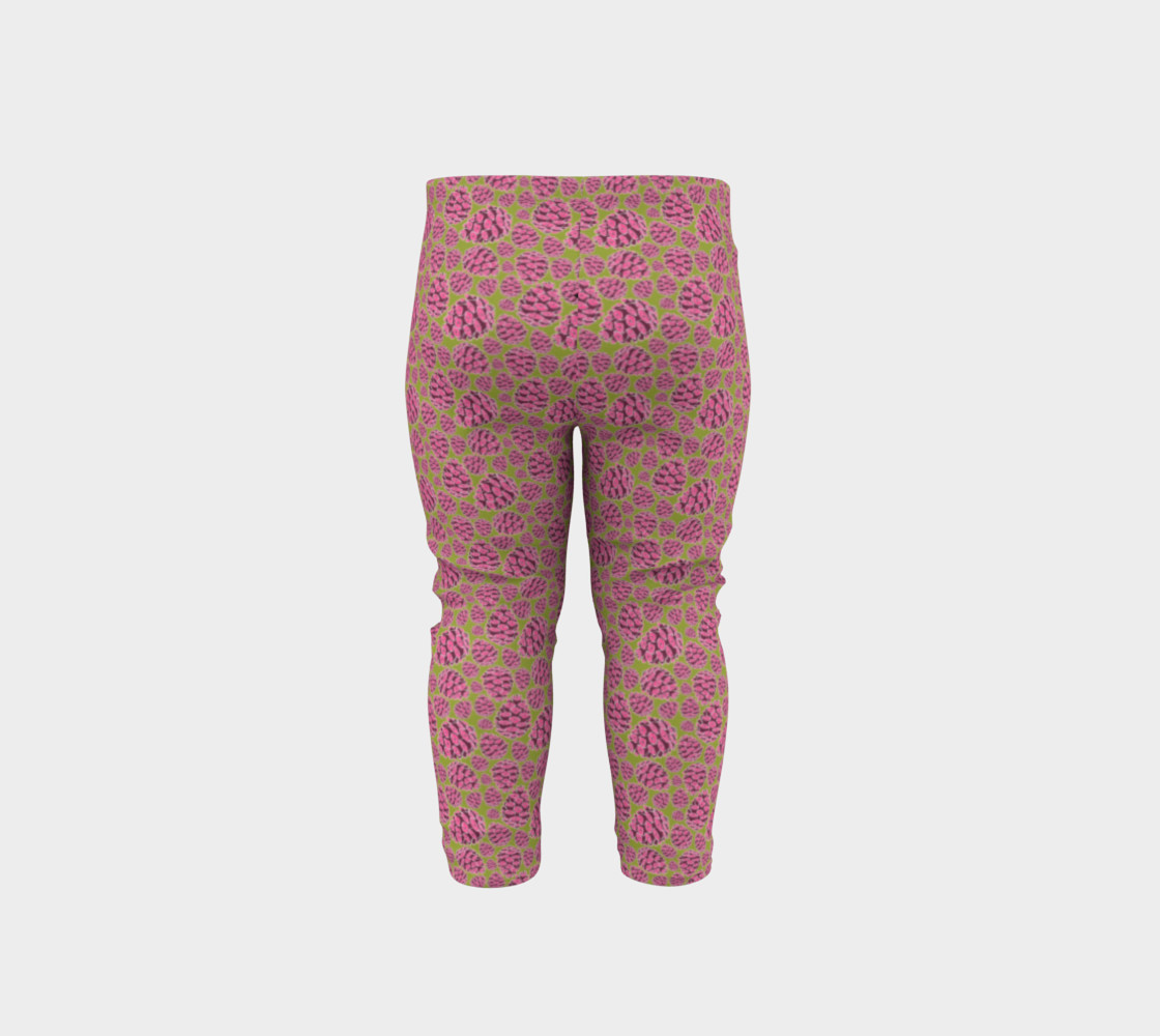 Pink Pinecones Baby Leggings preview #5