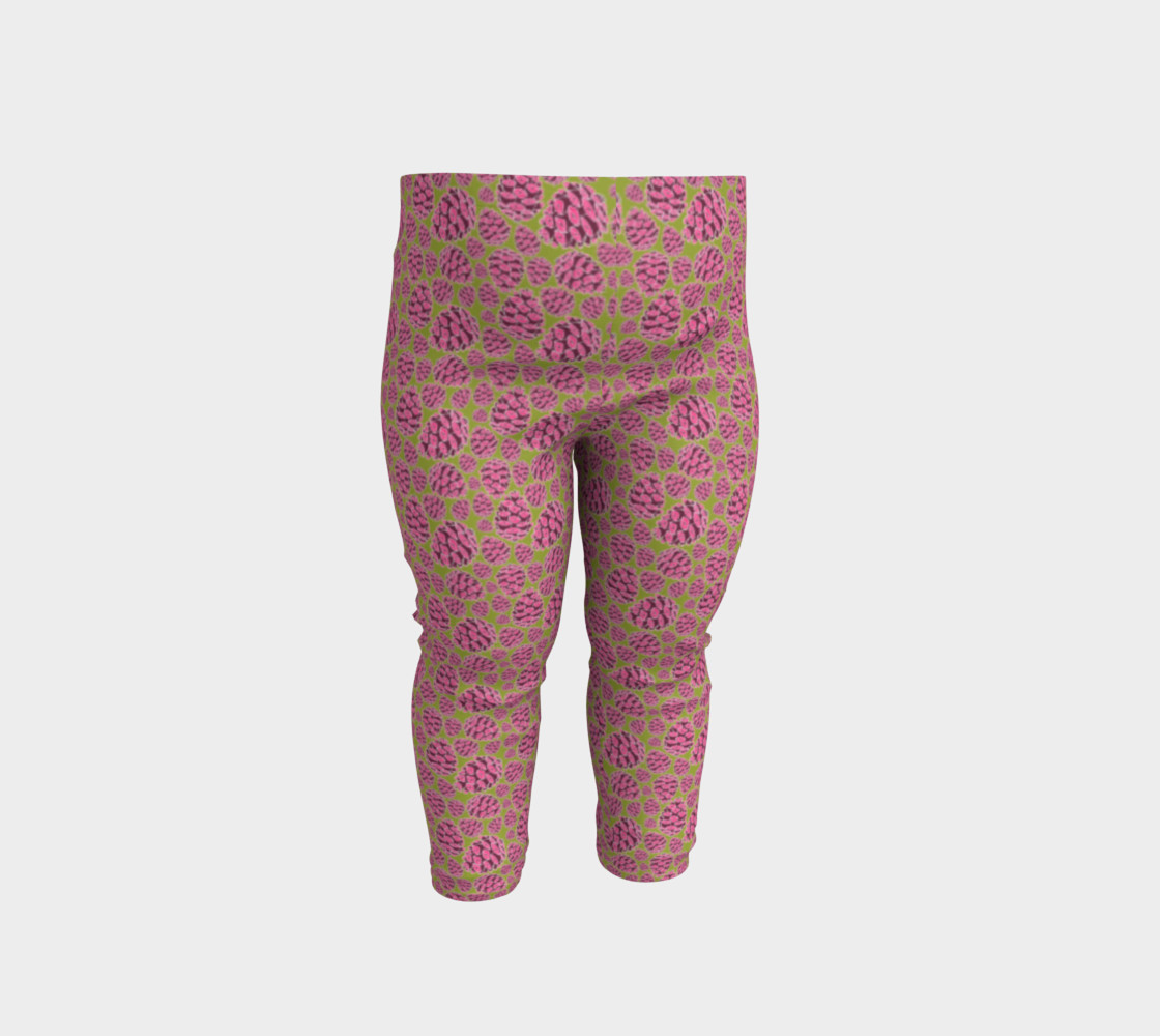 Pink Pinecones Baby Leggings preview #1